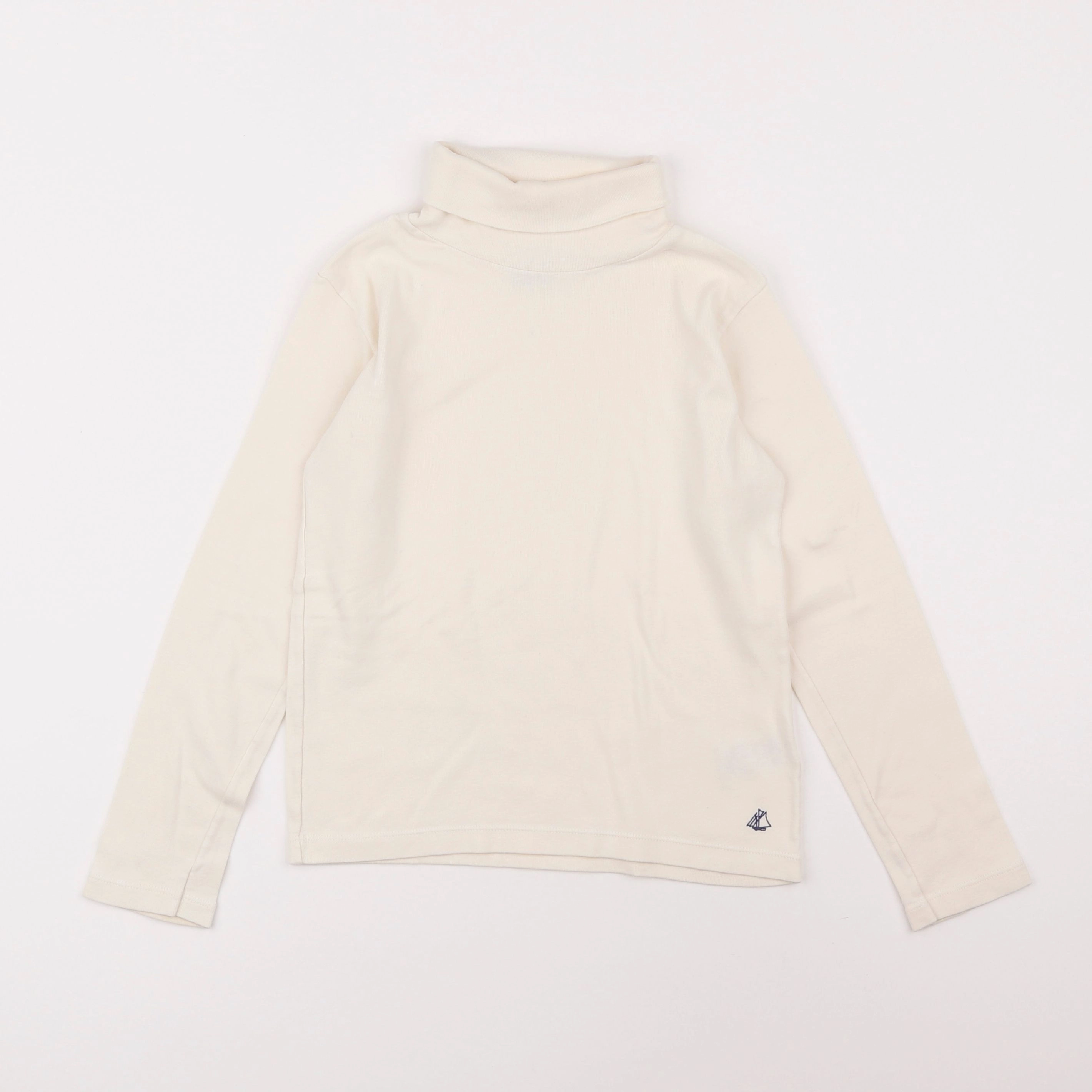 Petit Bateau - sous-pull blanc - 8 ans