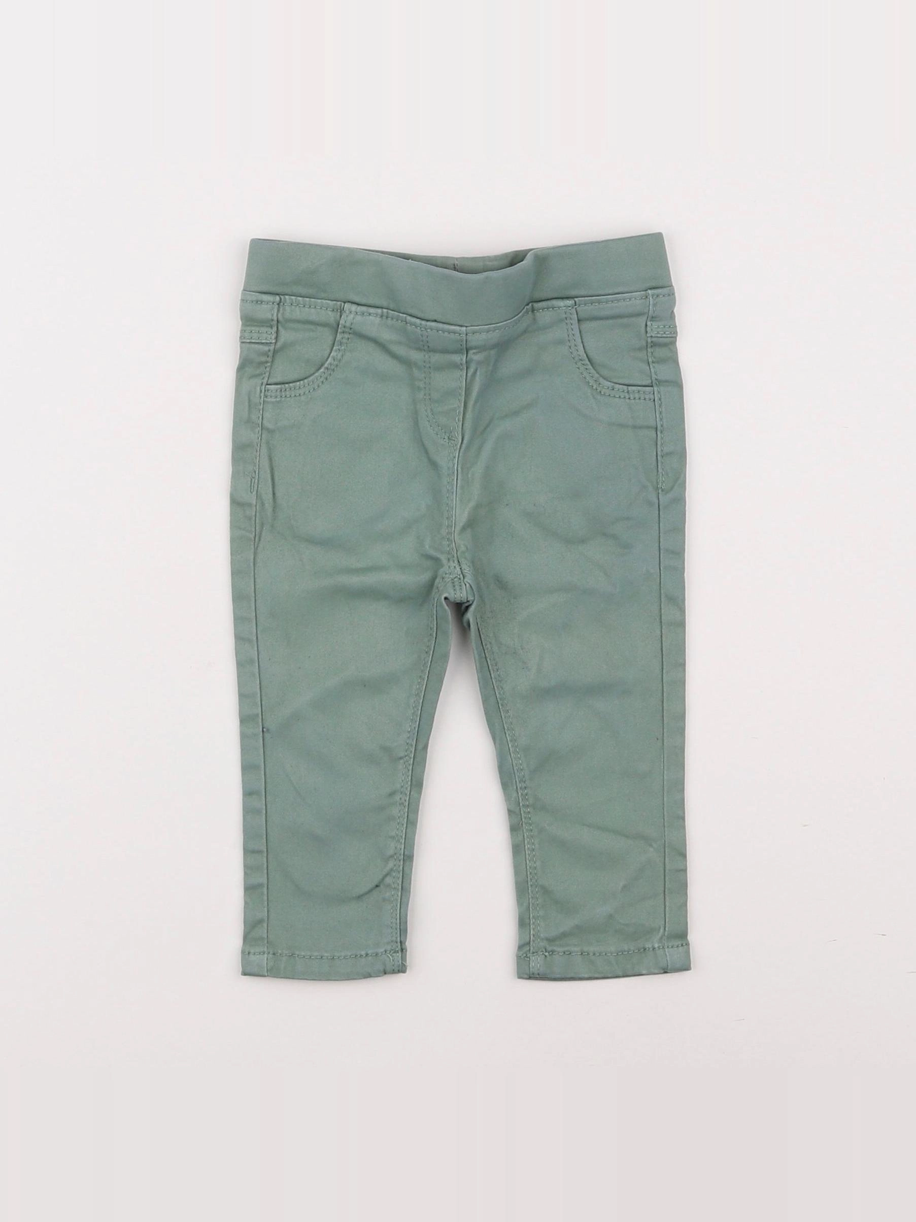 Tape à l'oeil - pantalon vert - 9 mois