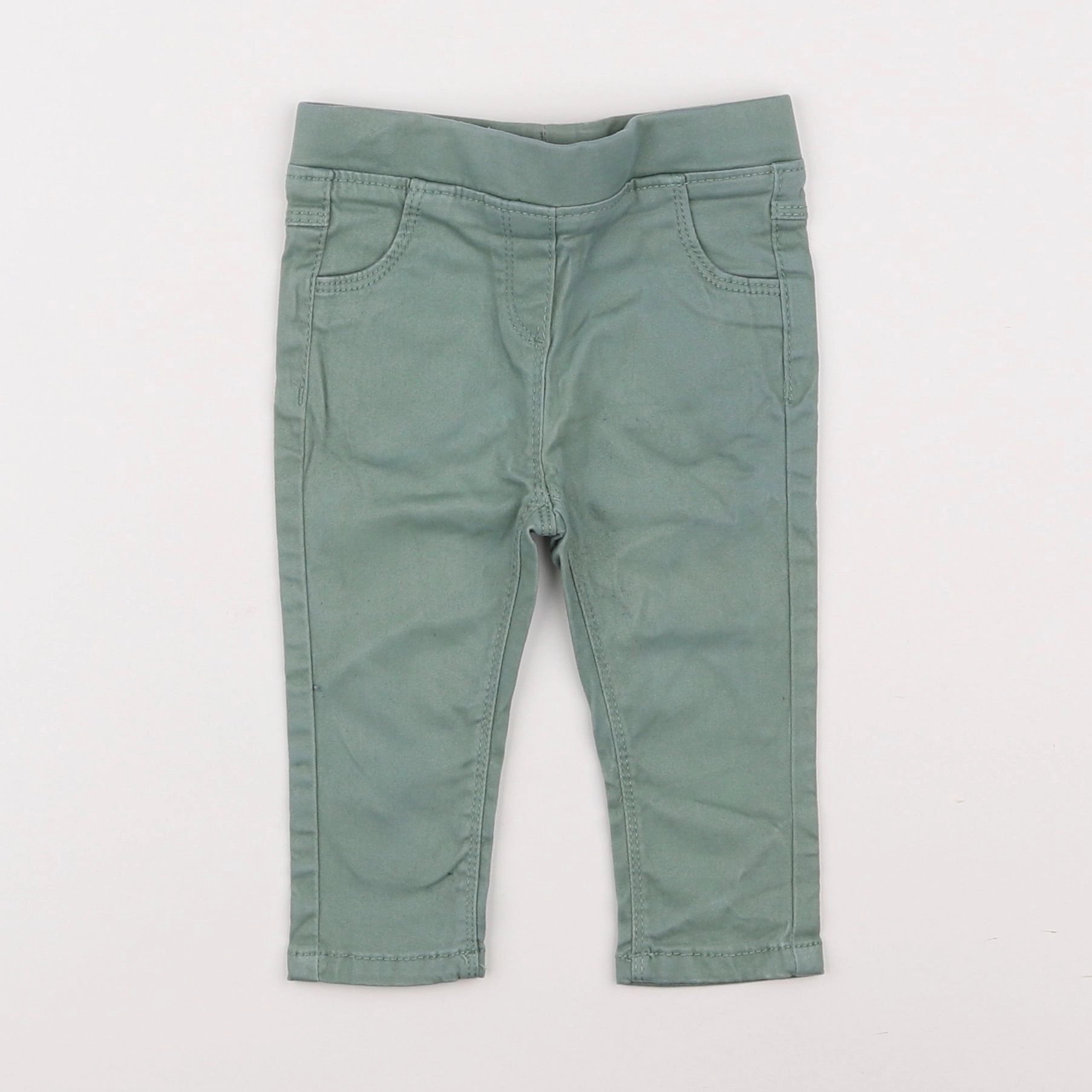 Tape à l'oeil - pantalon vert - 9 mois