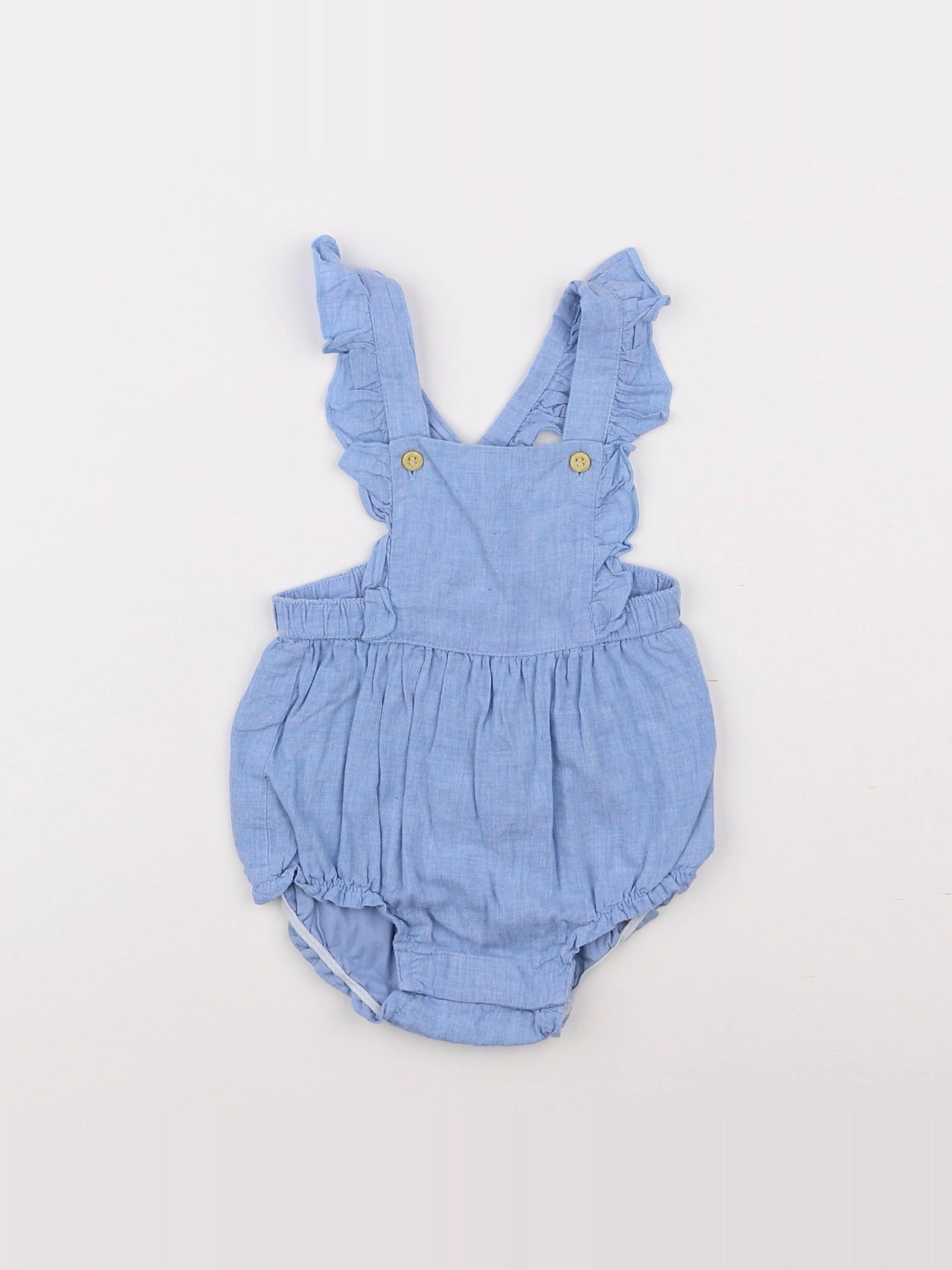 H&M - combinaison bleu - 6 mois