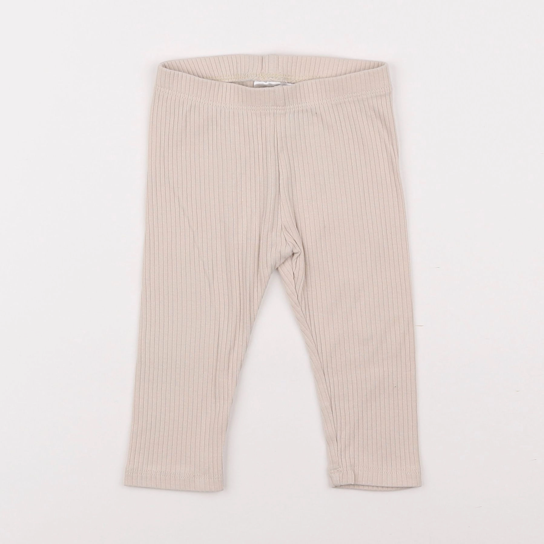 H&M - legging beige - 6/9 mois