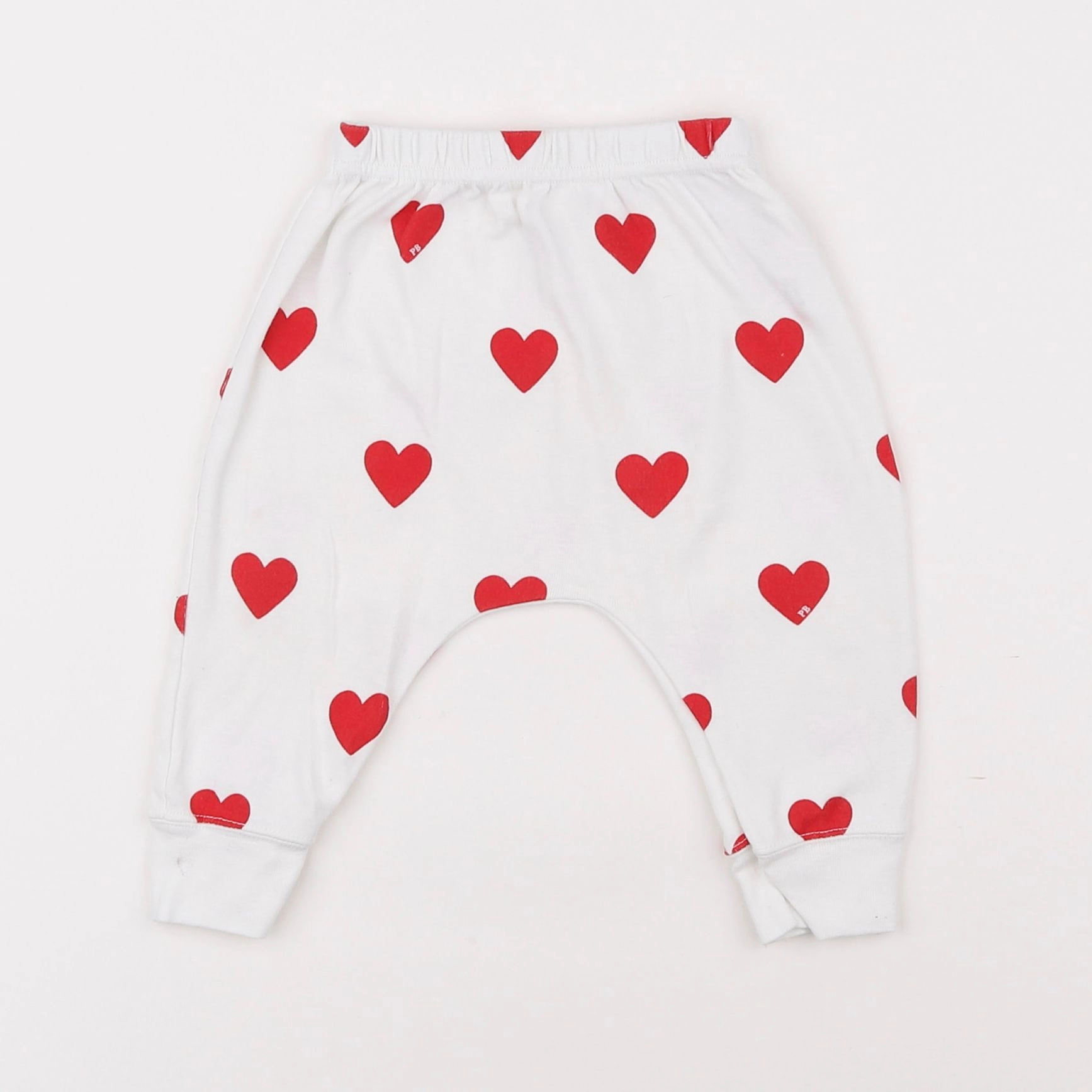 Petit Bateau - legging blanc - 6 mois