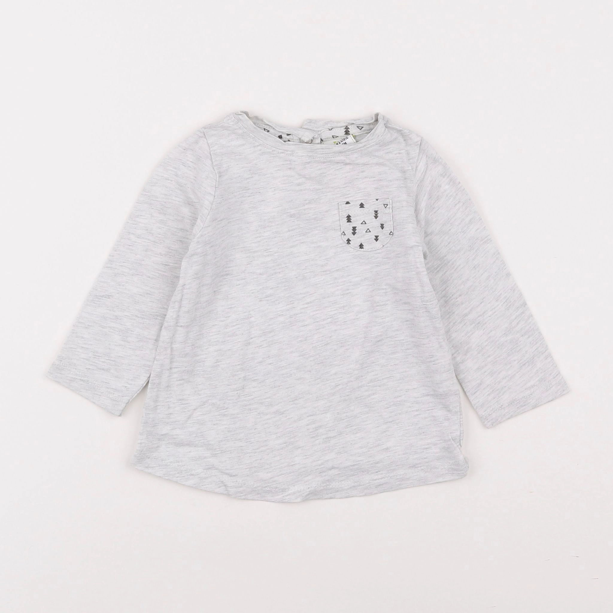 Tape à l'oeil - tee-shirt gris - 9 mois