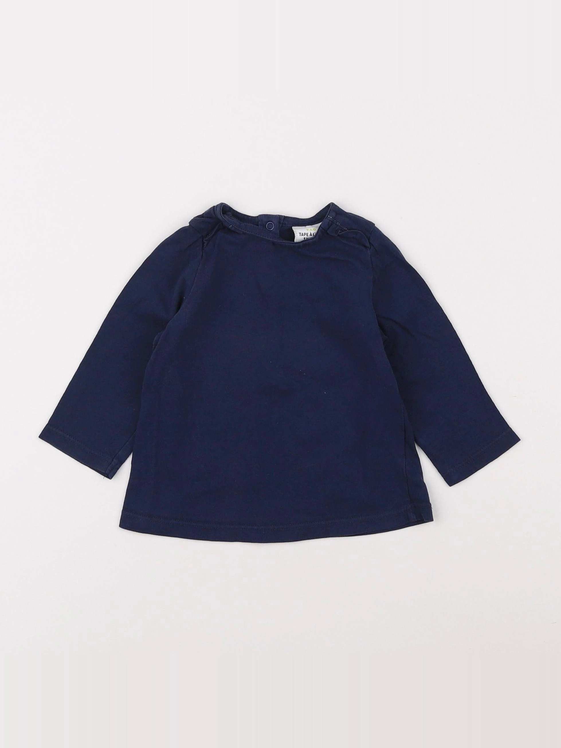 Tape à l'oeil - tee-shirt bleu - 9 mois