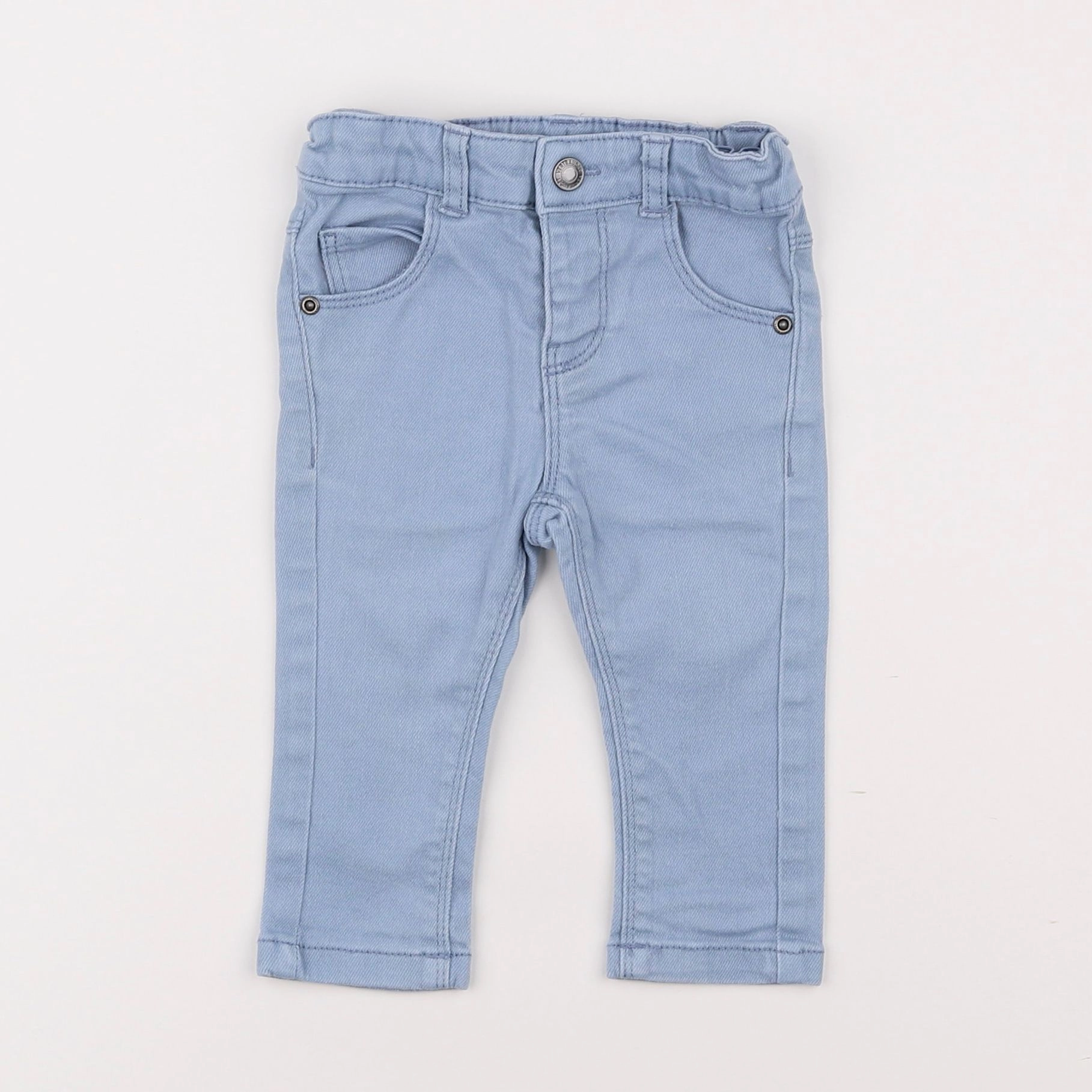 Vertbaudet - pantalon bleu - 9 mois