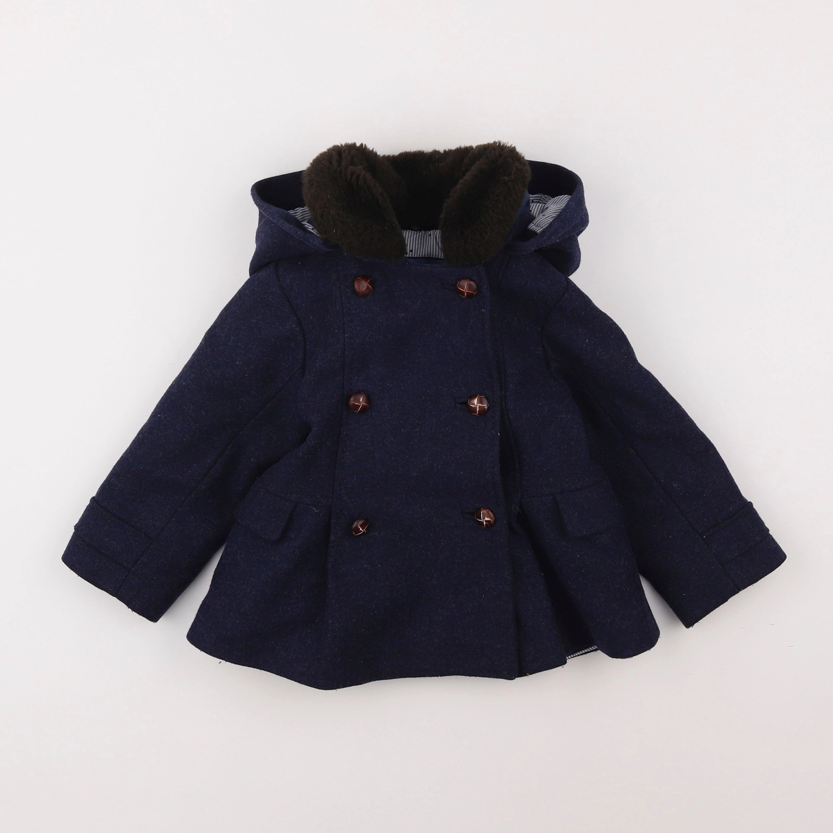 Jacadi - parka bleu - 2 ans