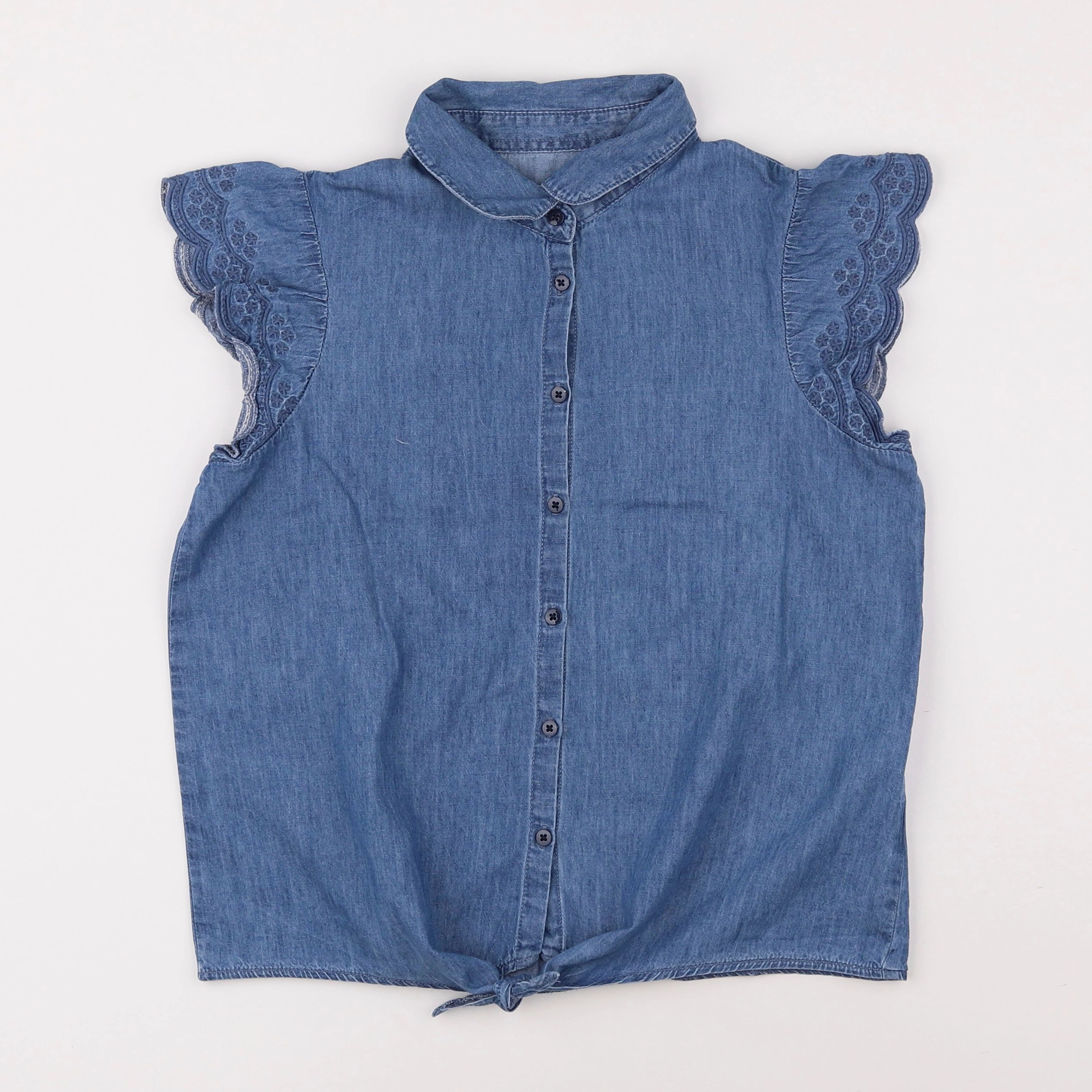 Vertbaudet - blouse bleu - 12 ans