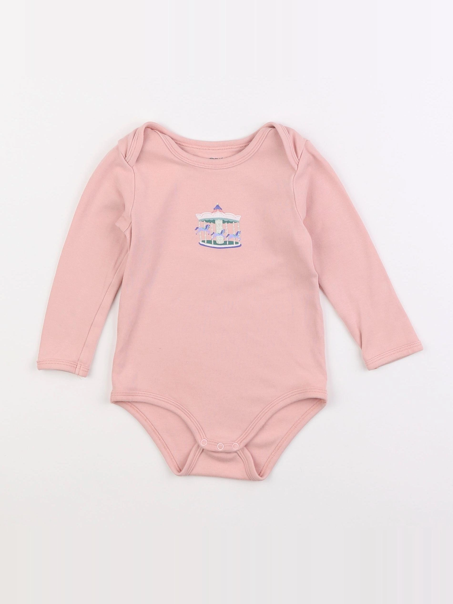 Vertbaudet - body rose - 2 ans