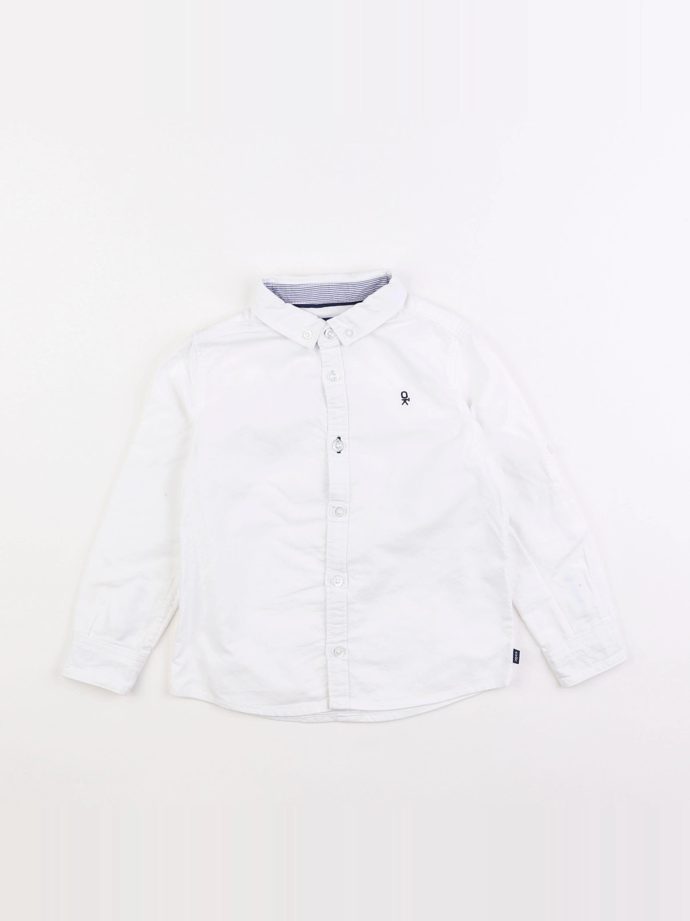 Okaidi - chemise blanc - 3 ans
