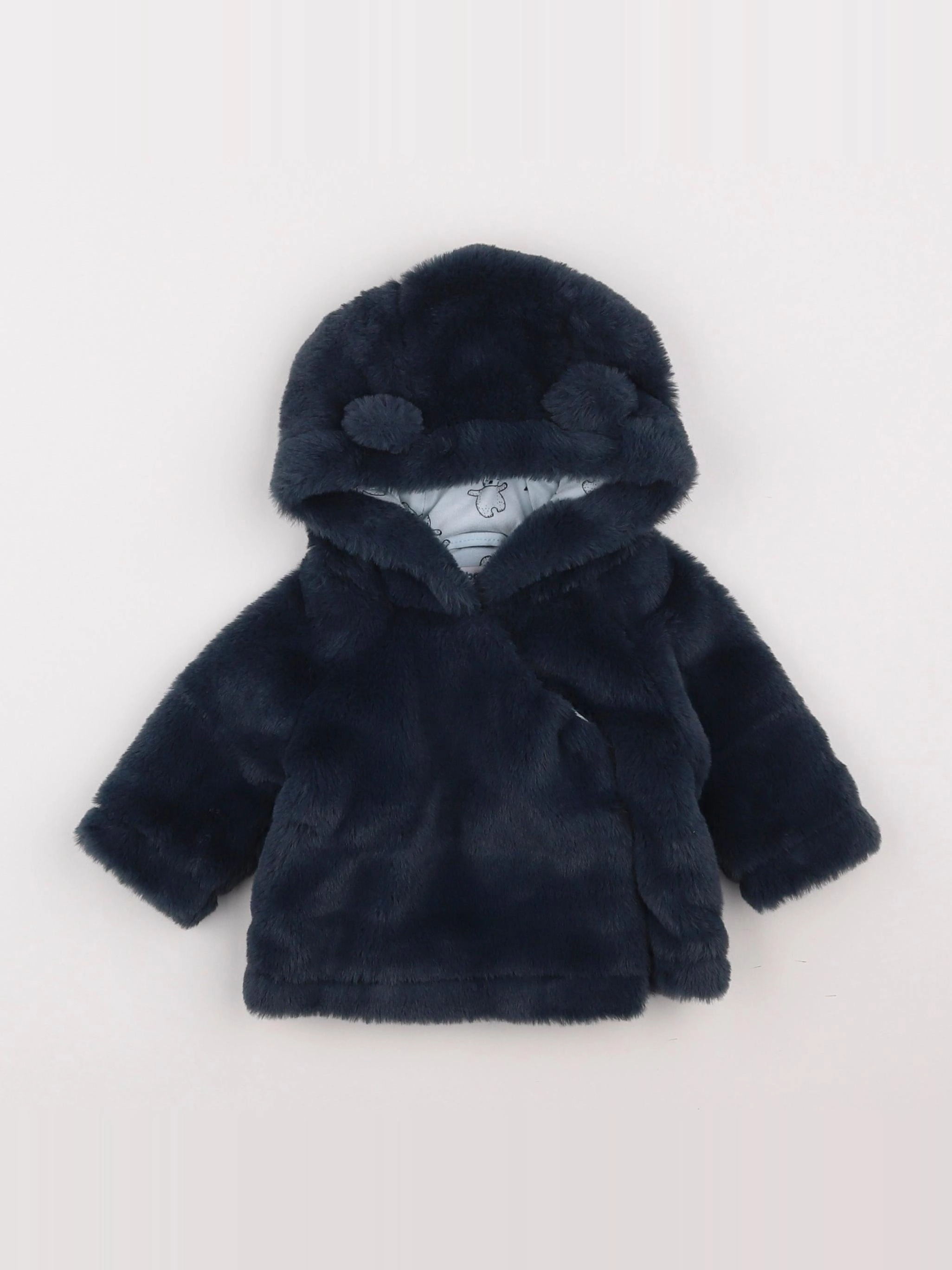 Vertbaudet - veste bleu - 1 mois