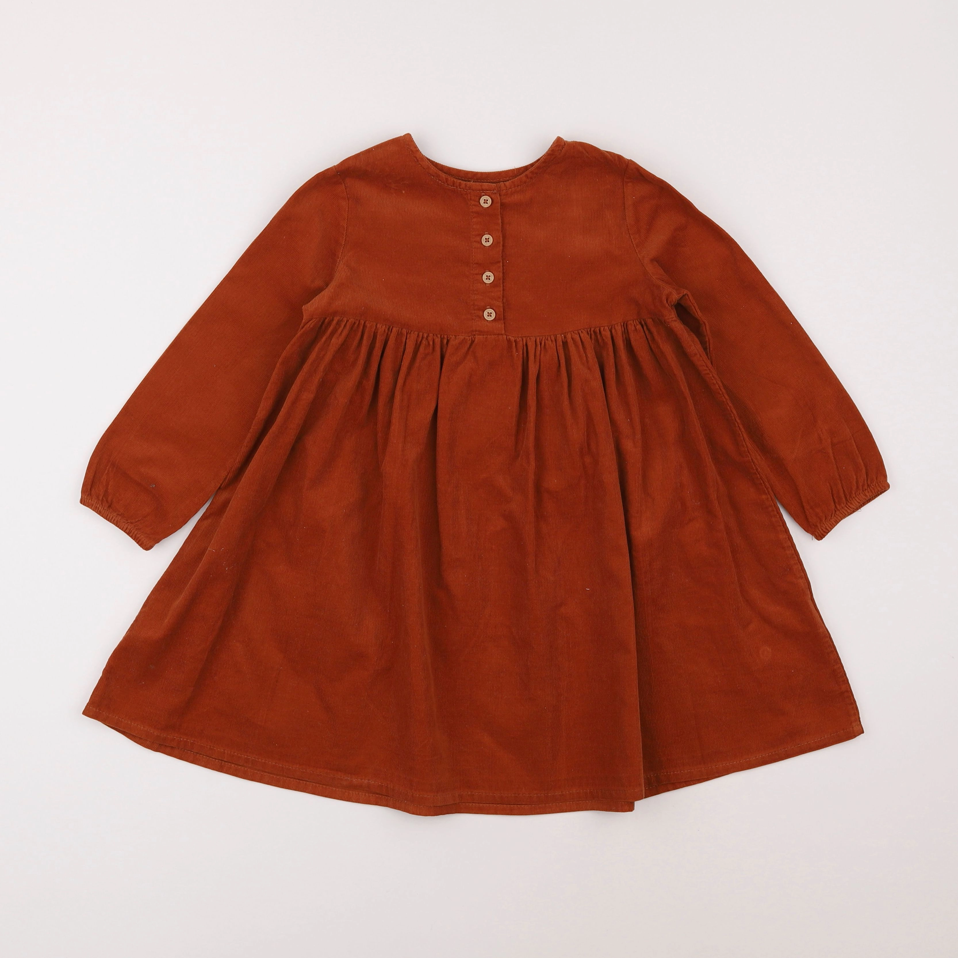 Vertbaudet - robe marron - 5 ans