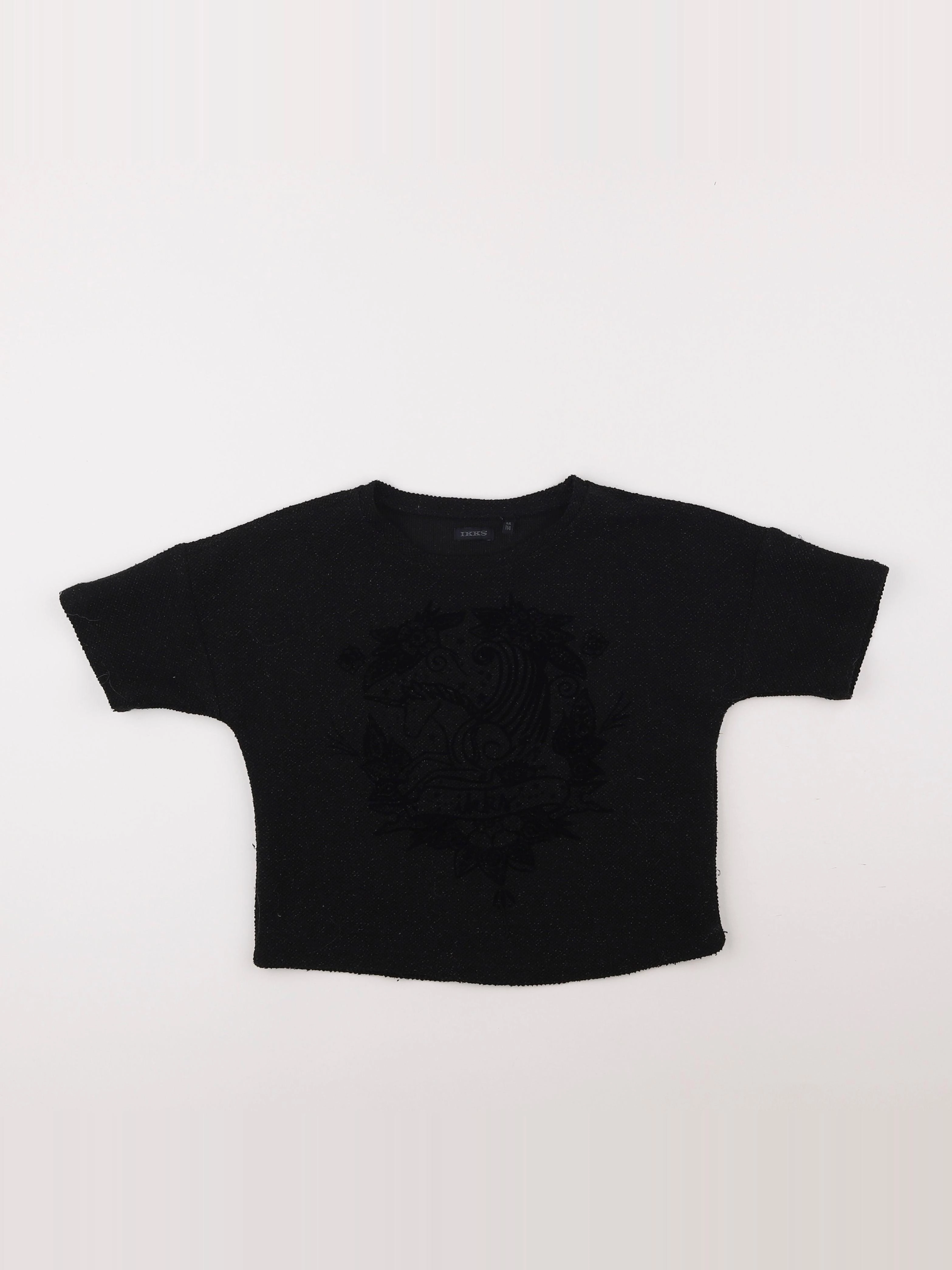 IKKS - tee-shirt noir - 6 ans