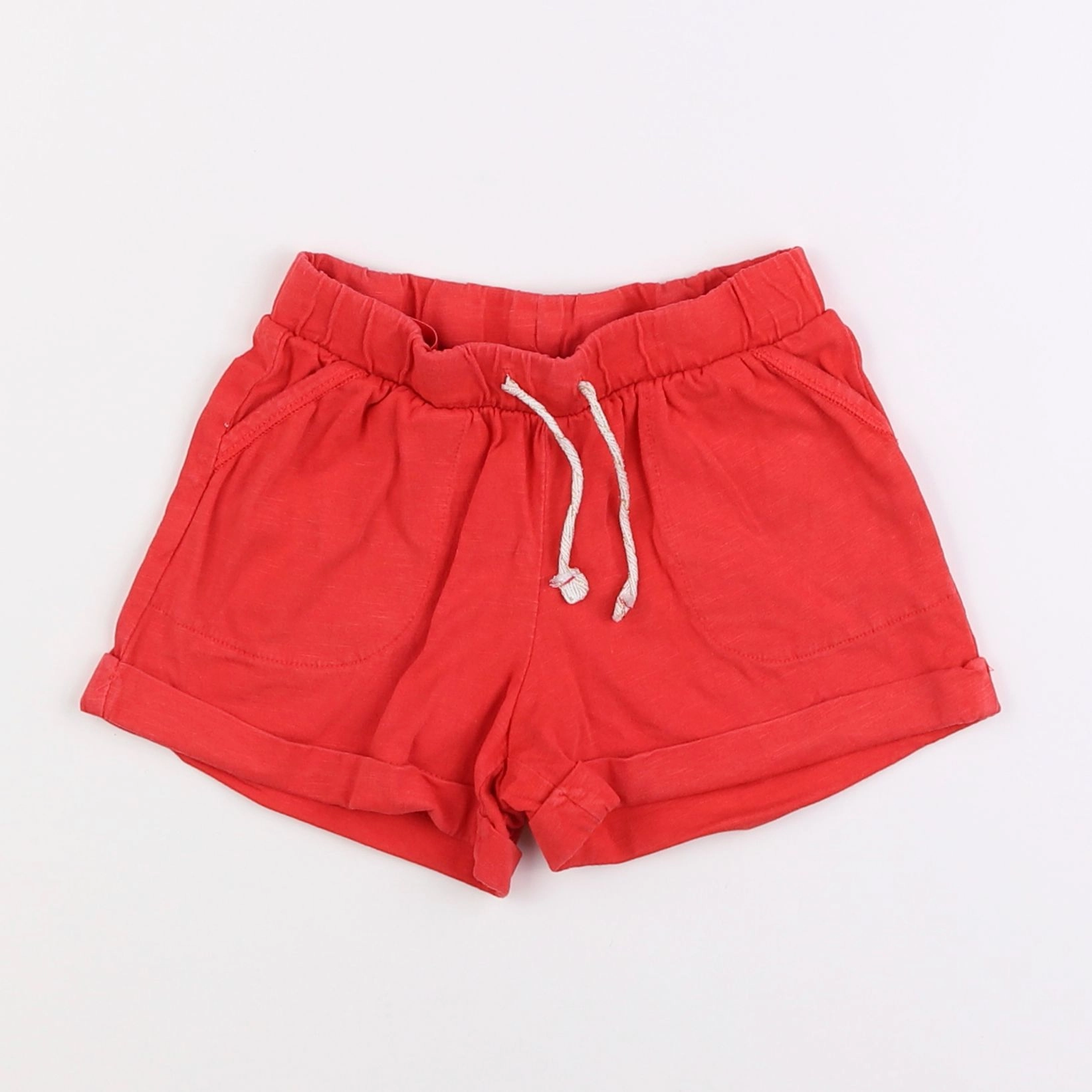 Vertbaudet - short rouge - 8 ans