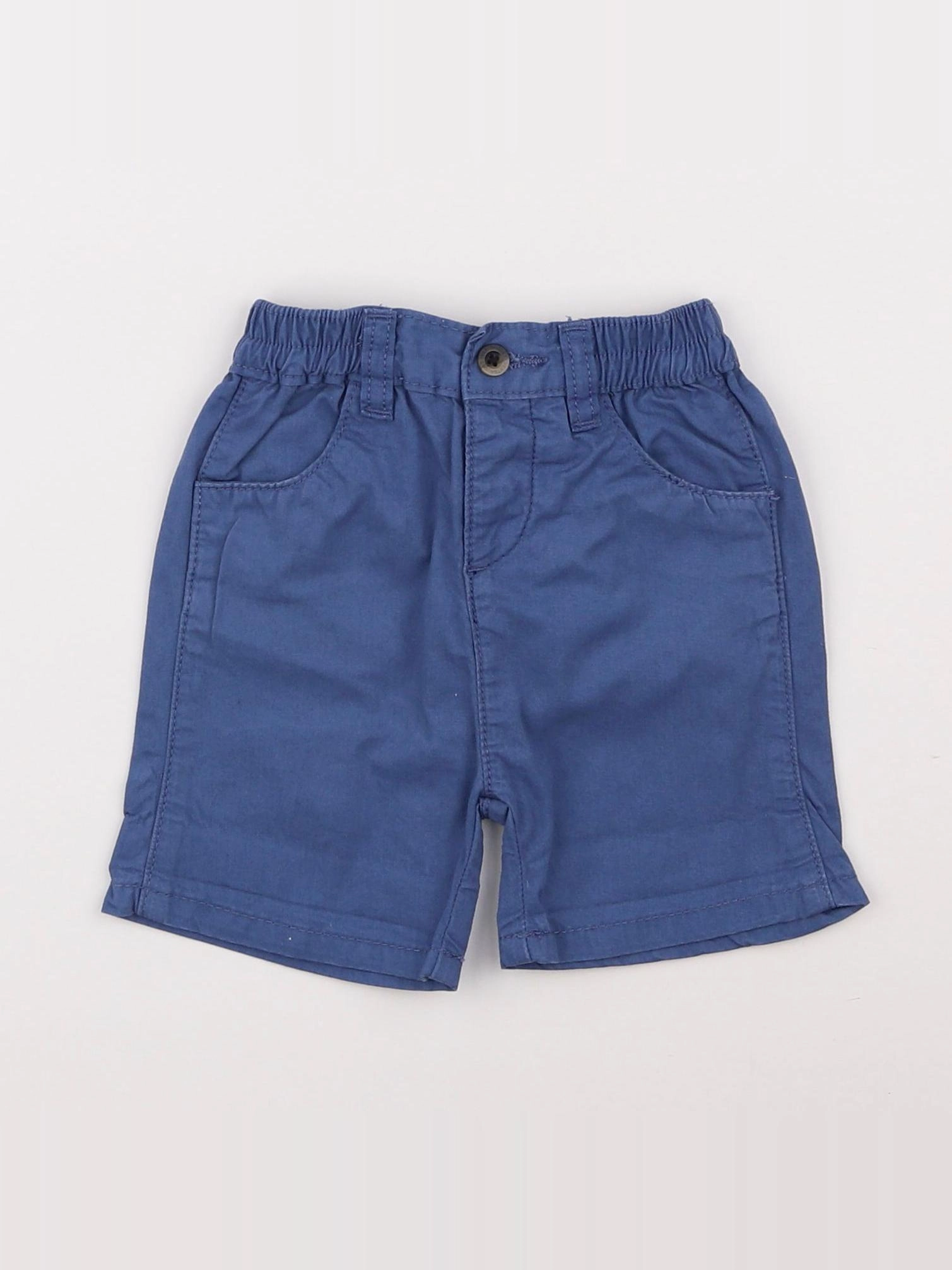 Vertbaudet - short bleu - 6 mois