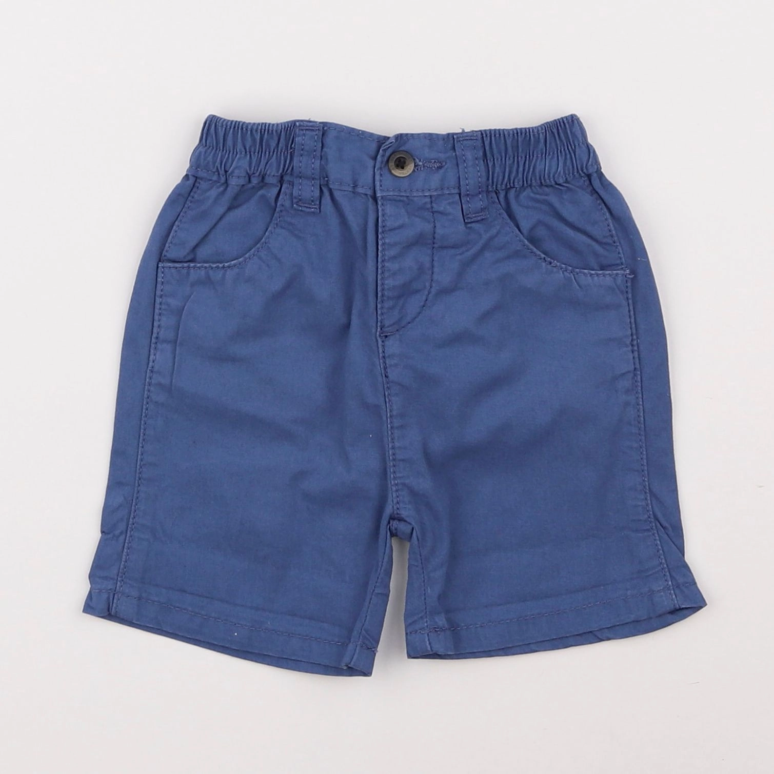 Vertbaudet - short bleu - 6 mois