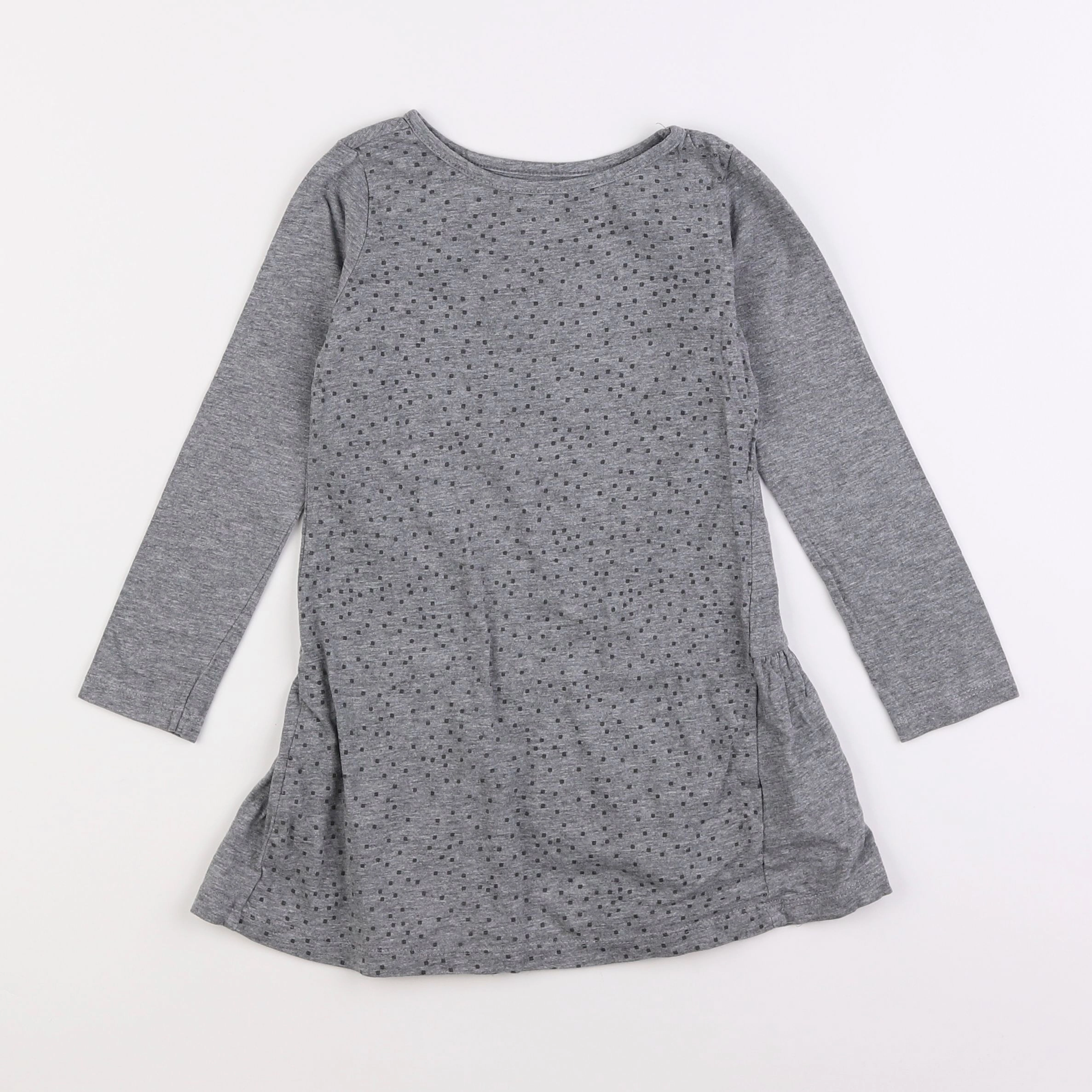 Vertbaudet - robe gris - 5 ans