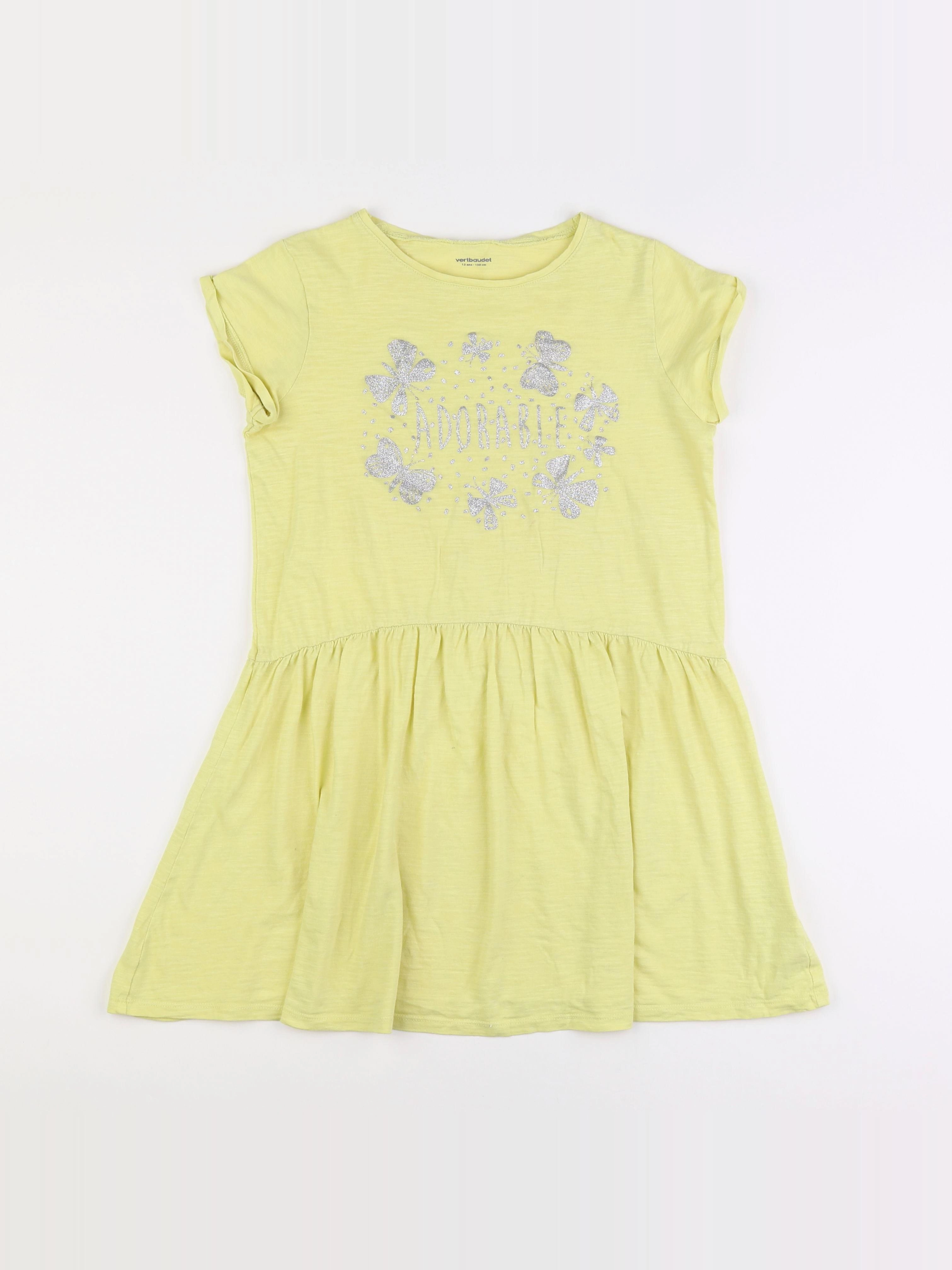 Vertbaudet - robe jaune - 12 ans