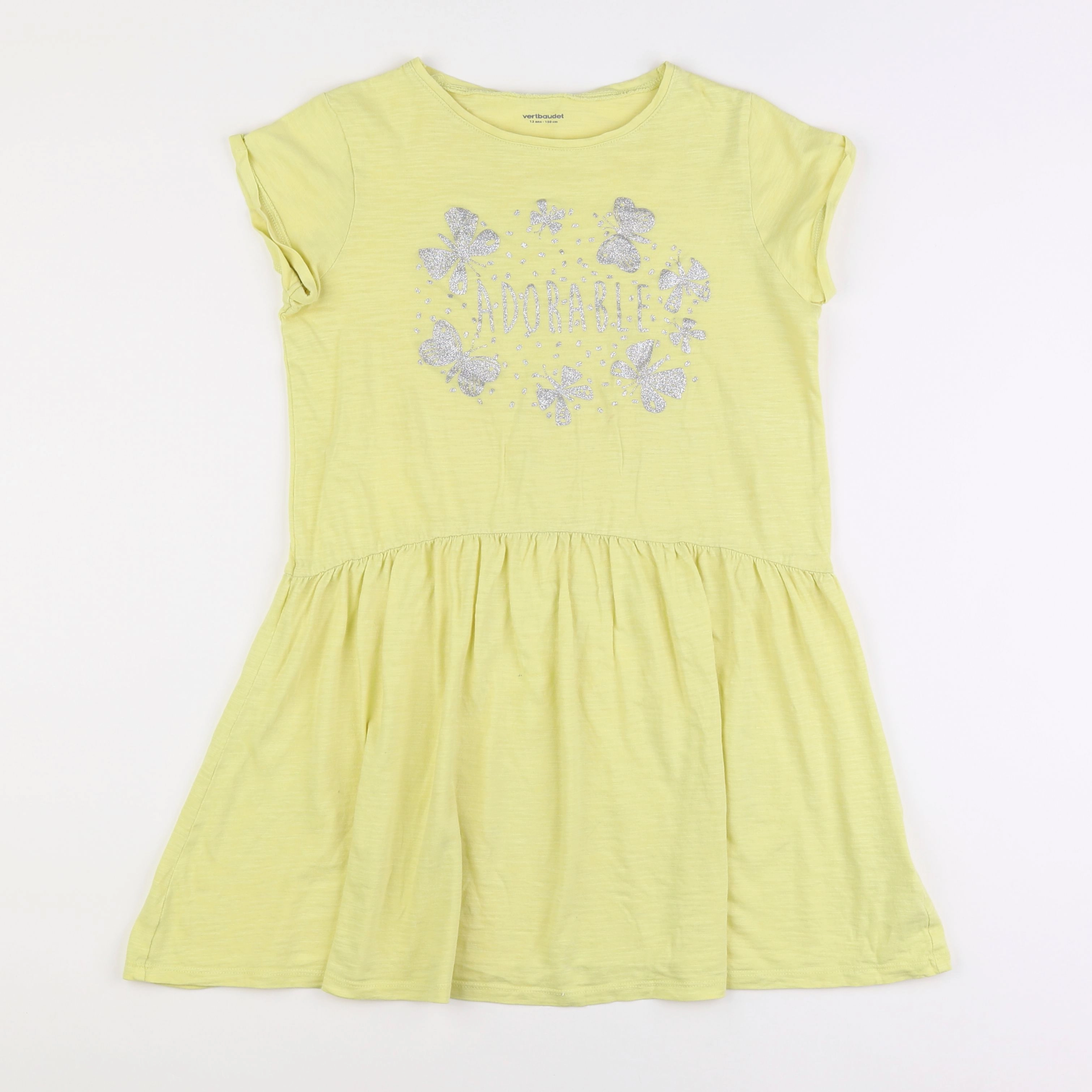 Vertbaudet - robe jaune - 12 ans