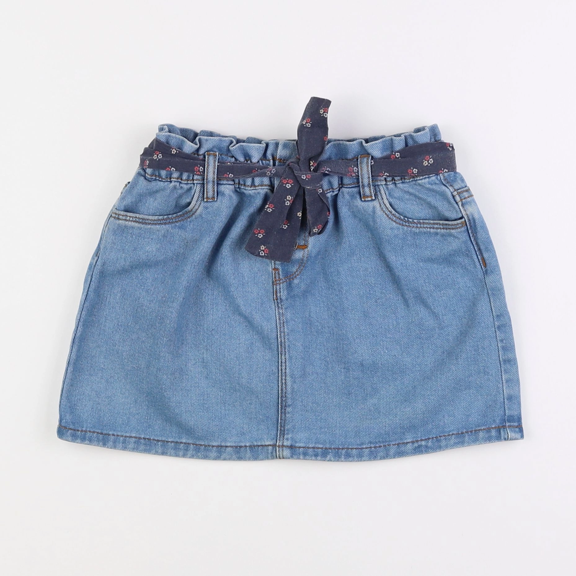 Vertbaudet - jupe bleu - 8 ans