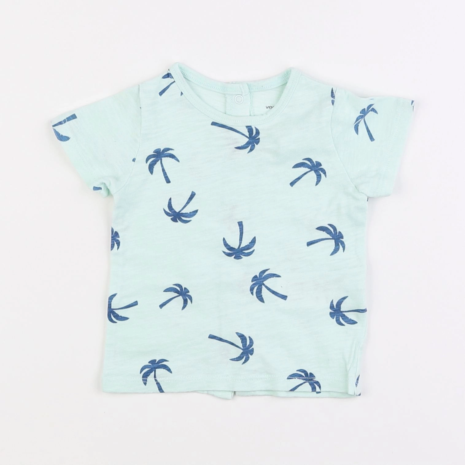 Vertbaudet - tee-shirt vert - 6 mois