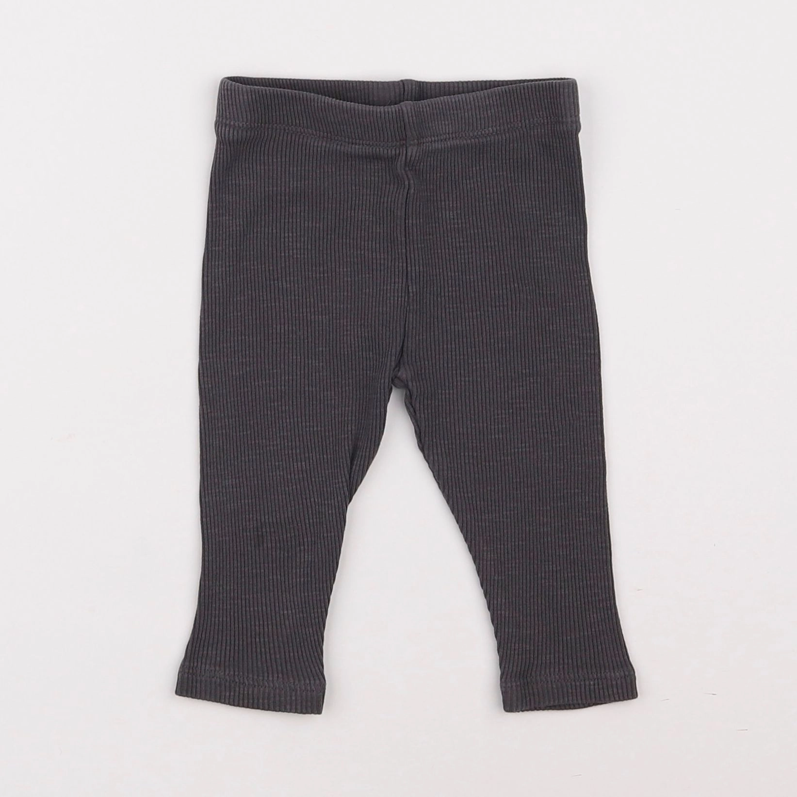 Vertbaudet - legging gris - 9 mois