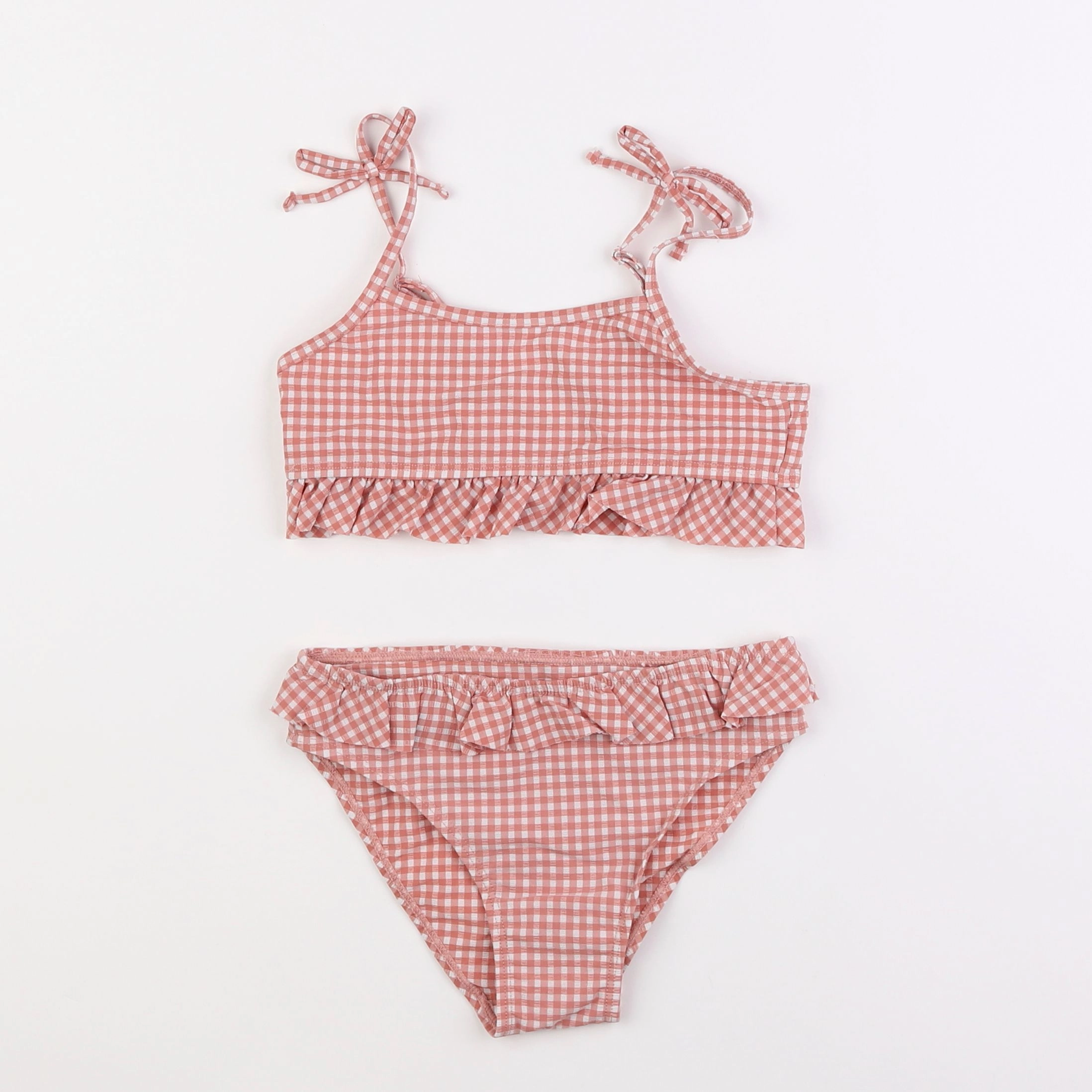 Vertbaudet - maillot de bain rose - 8 ans