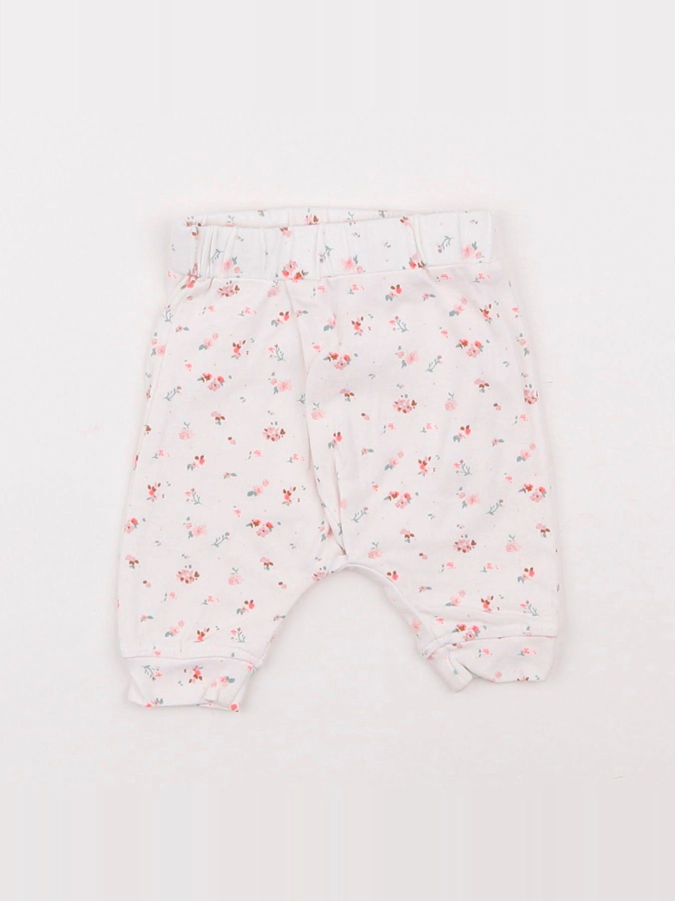 Vertbaudet - legging blanc - 1 mois