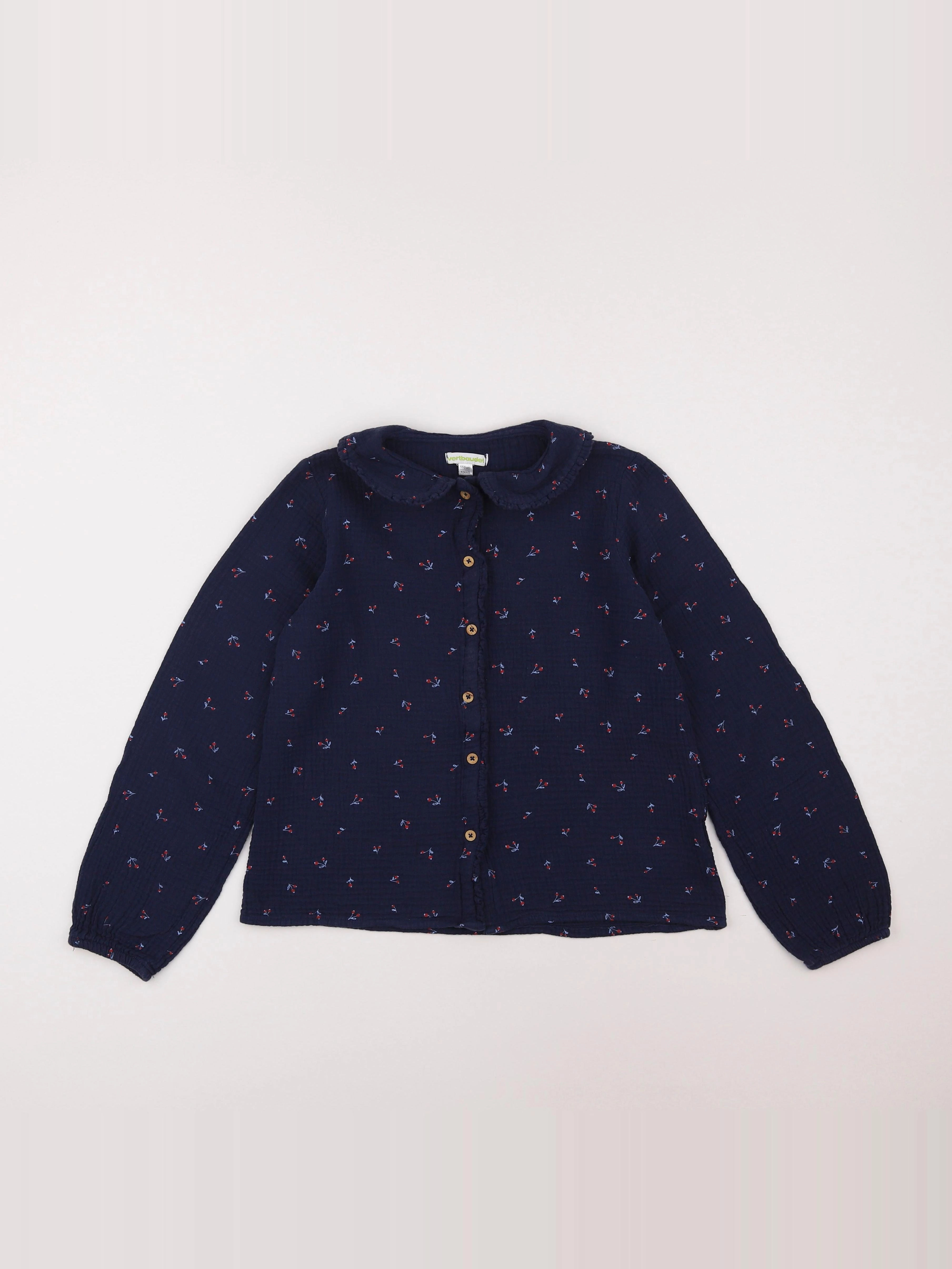 Vertbaudet - blouse bleu - 12 ans