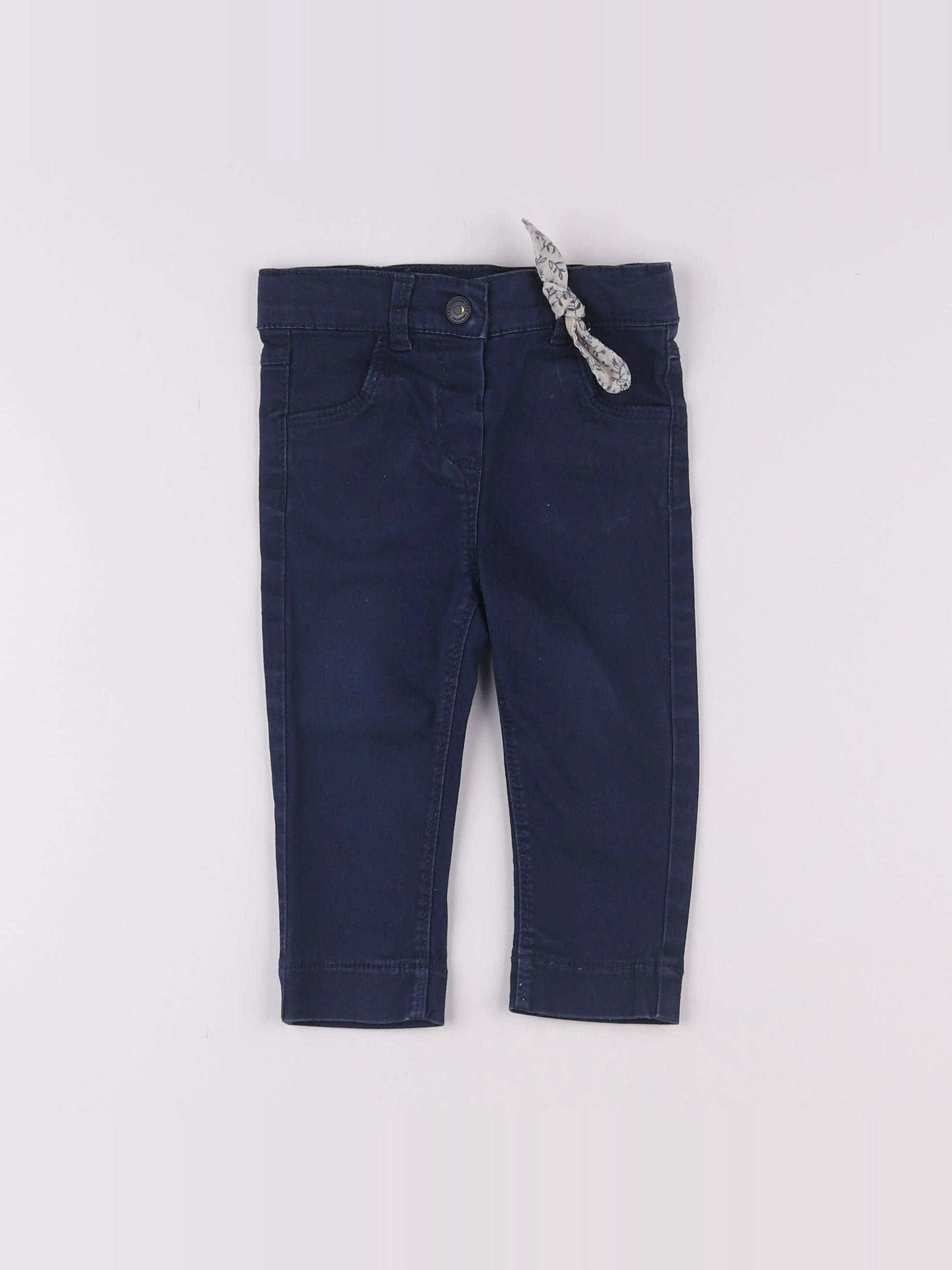 Tape à l'oeil - pantalon bleu - 9 mois