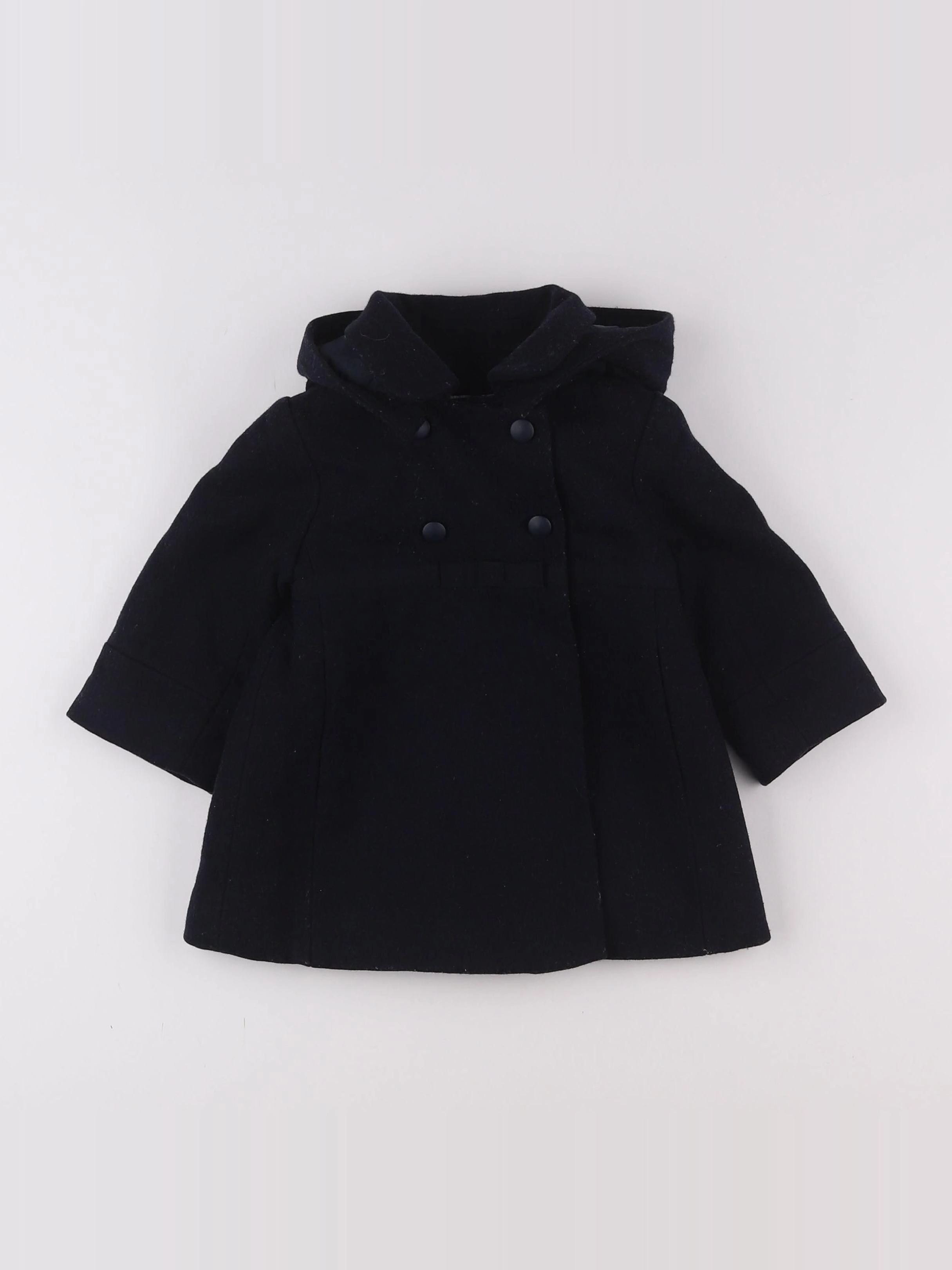 Jacadi - manteau bleu - 12 mois