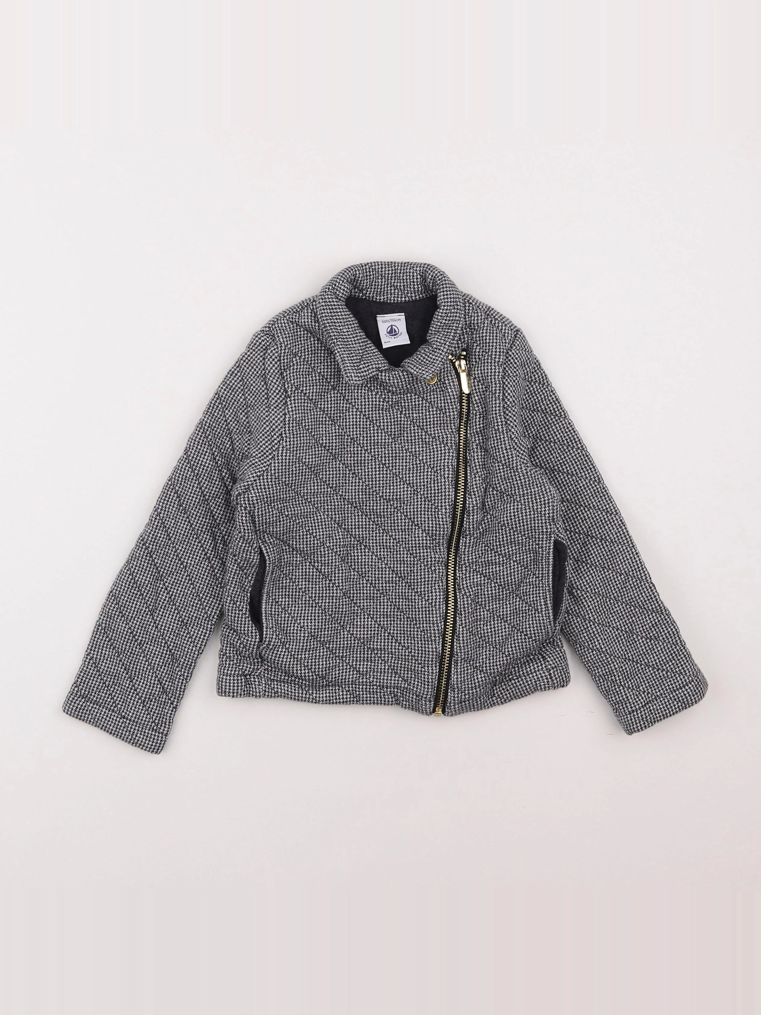 Petit Bateau - veste gris - 4 ans