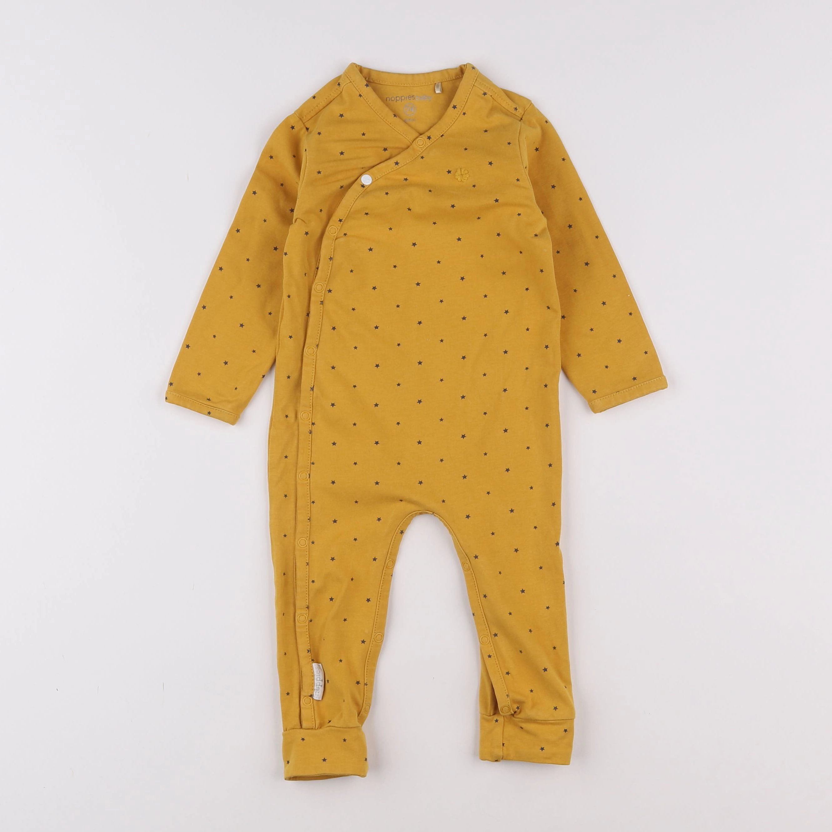 Noppies - pyjama coton jaune - 6/9 mois