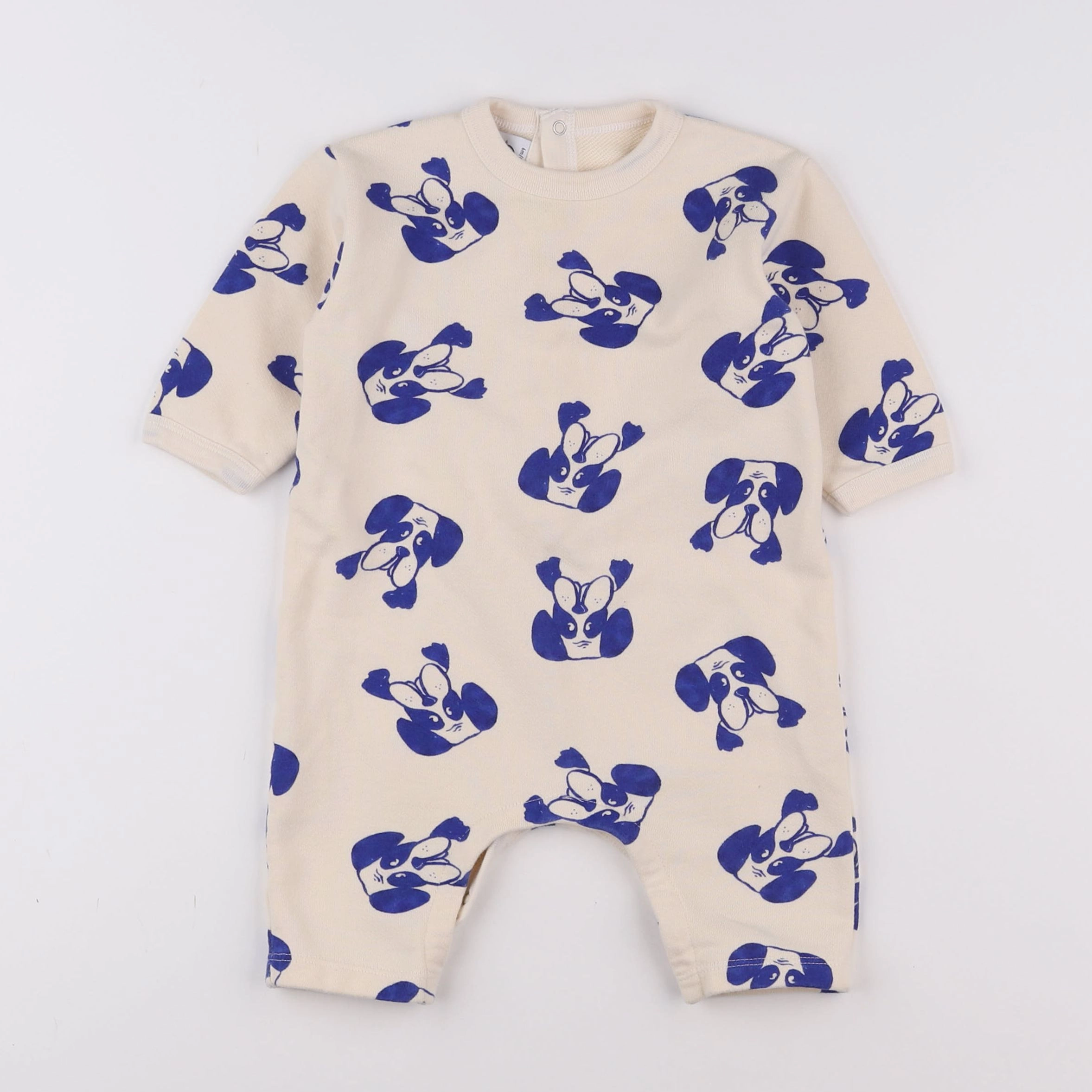 Petit Bateau - combinaison bleu - 6 mois