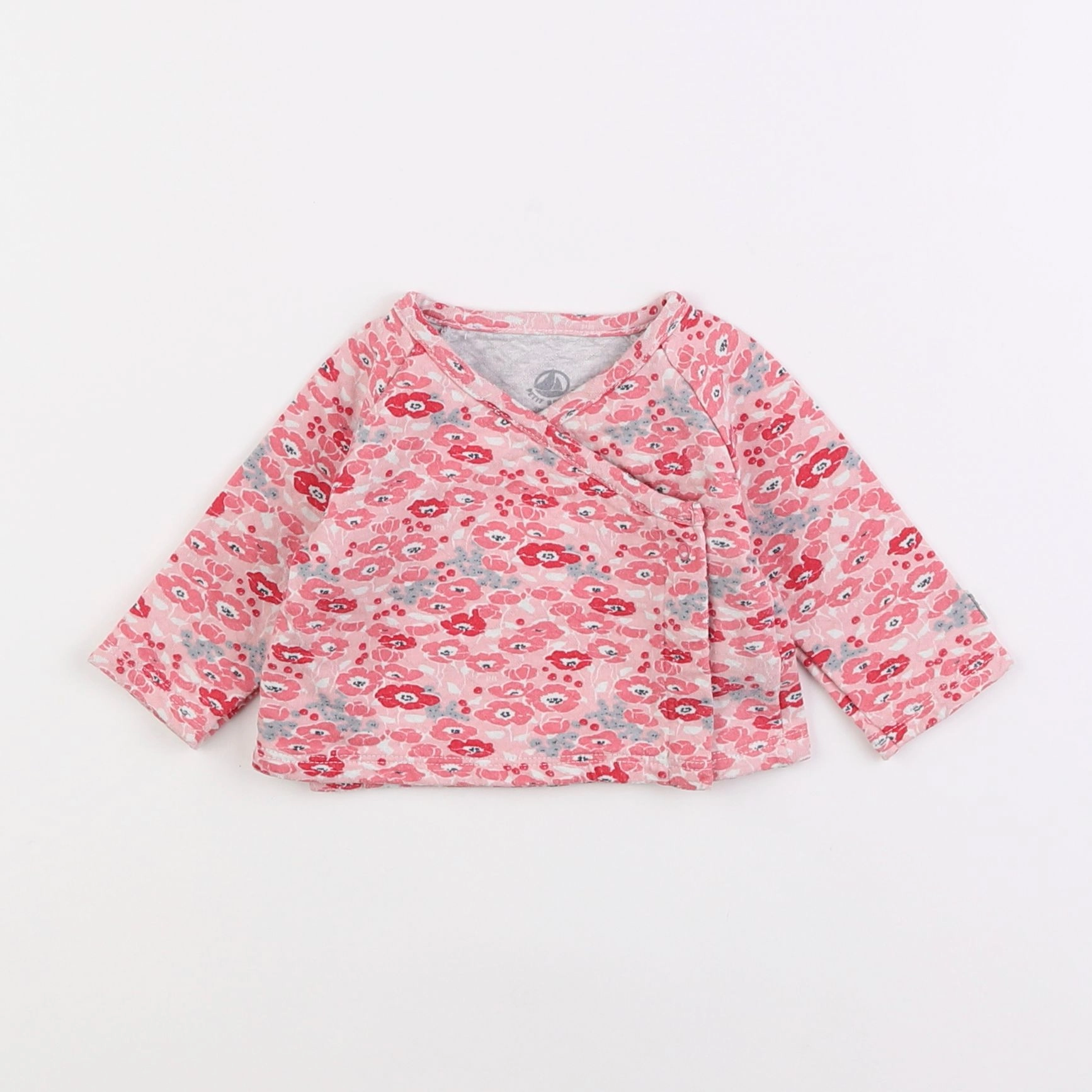 Petit Bateau - sweat rose - 3 mois