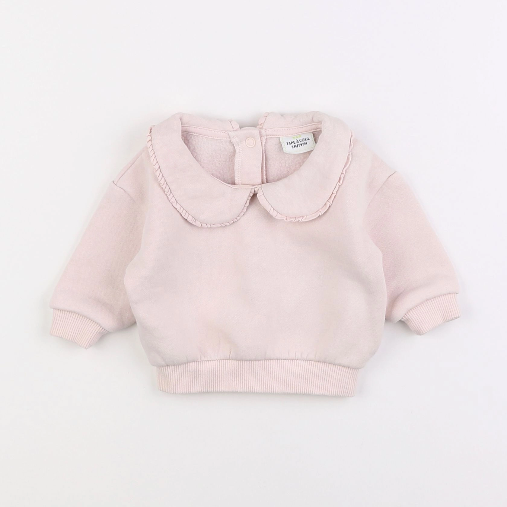 Tape à l'oeil - sweat rose - 3 mois