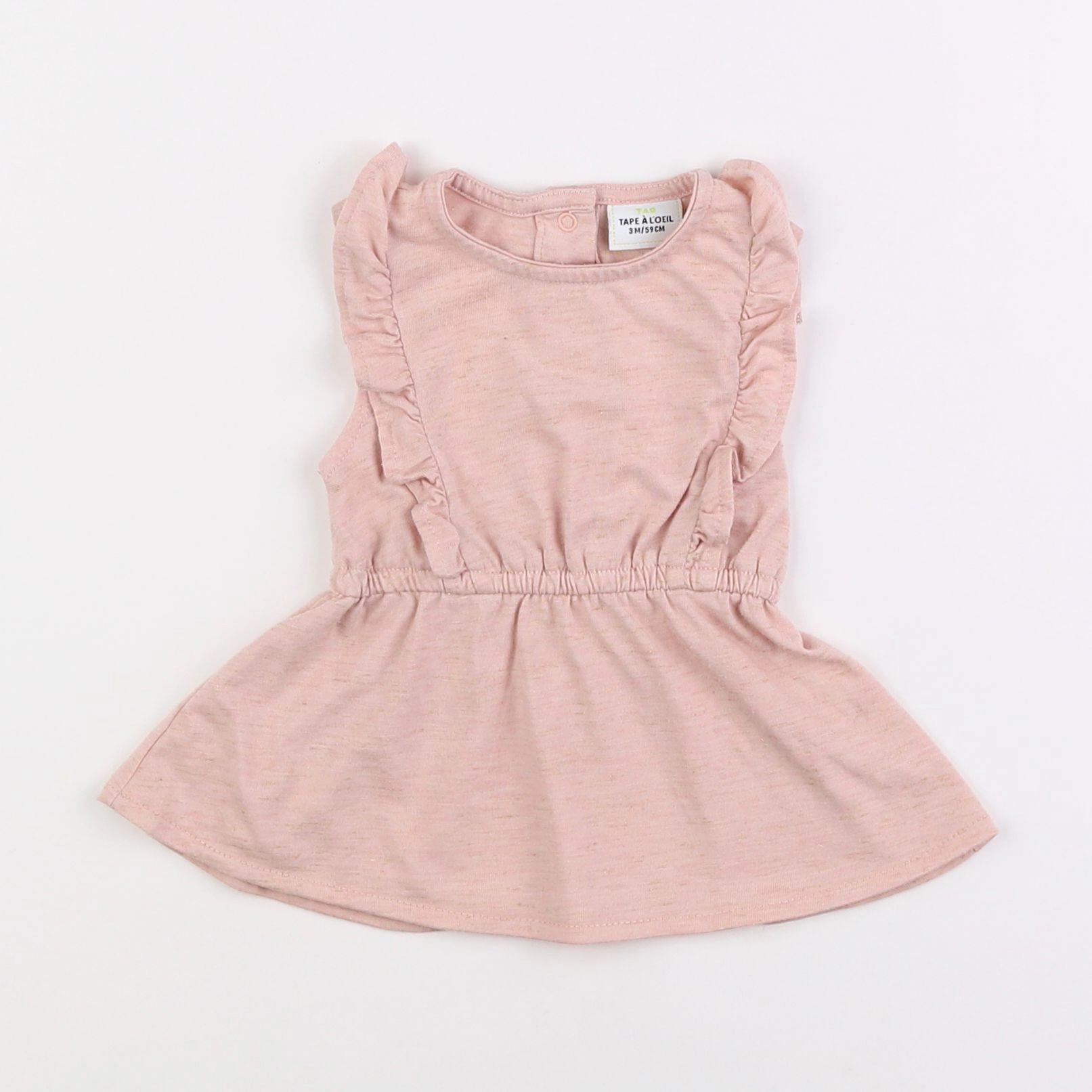 Tape à l'oeil - robe rose - 3 mois