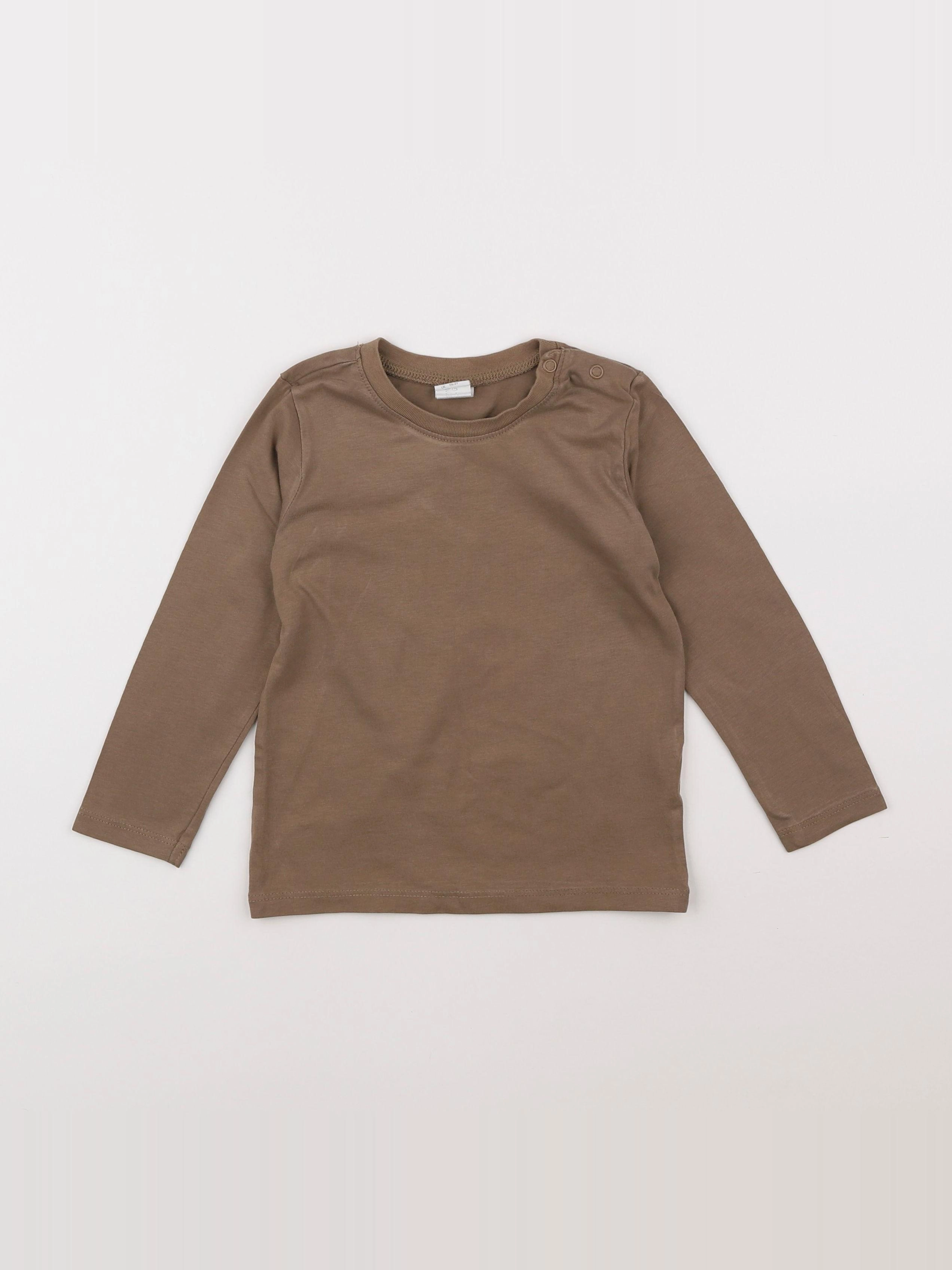 H&M - tee-shirt marron - 18 mois à 2 ans