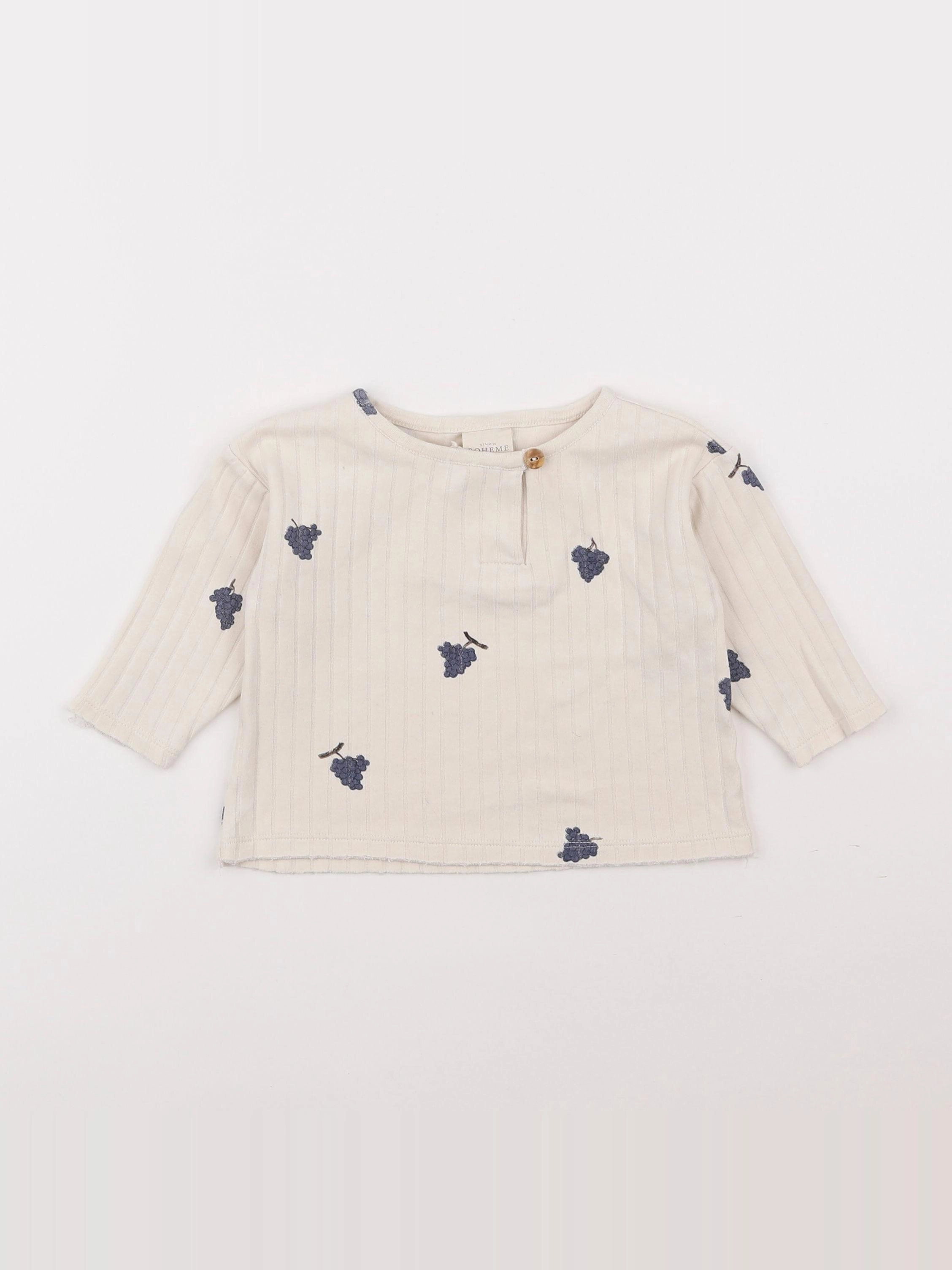 Studio Boheme - tee-shirt beige - 12 mois