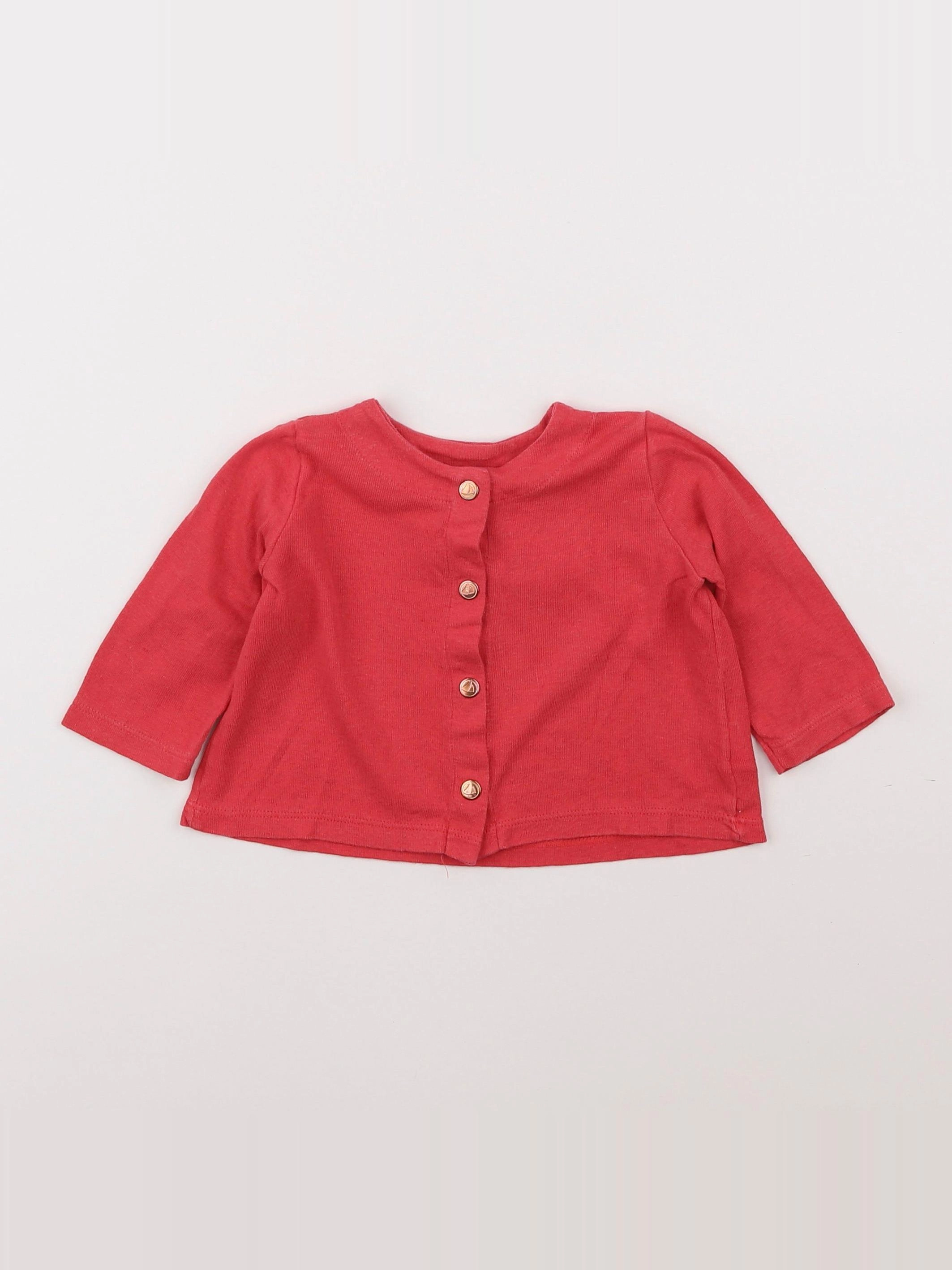 Petit Bateau - tee-shirt rose - 6 mois