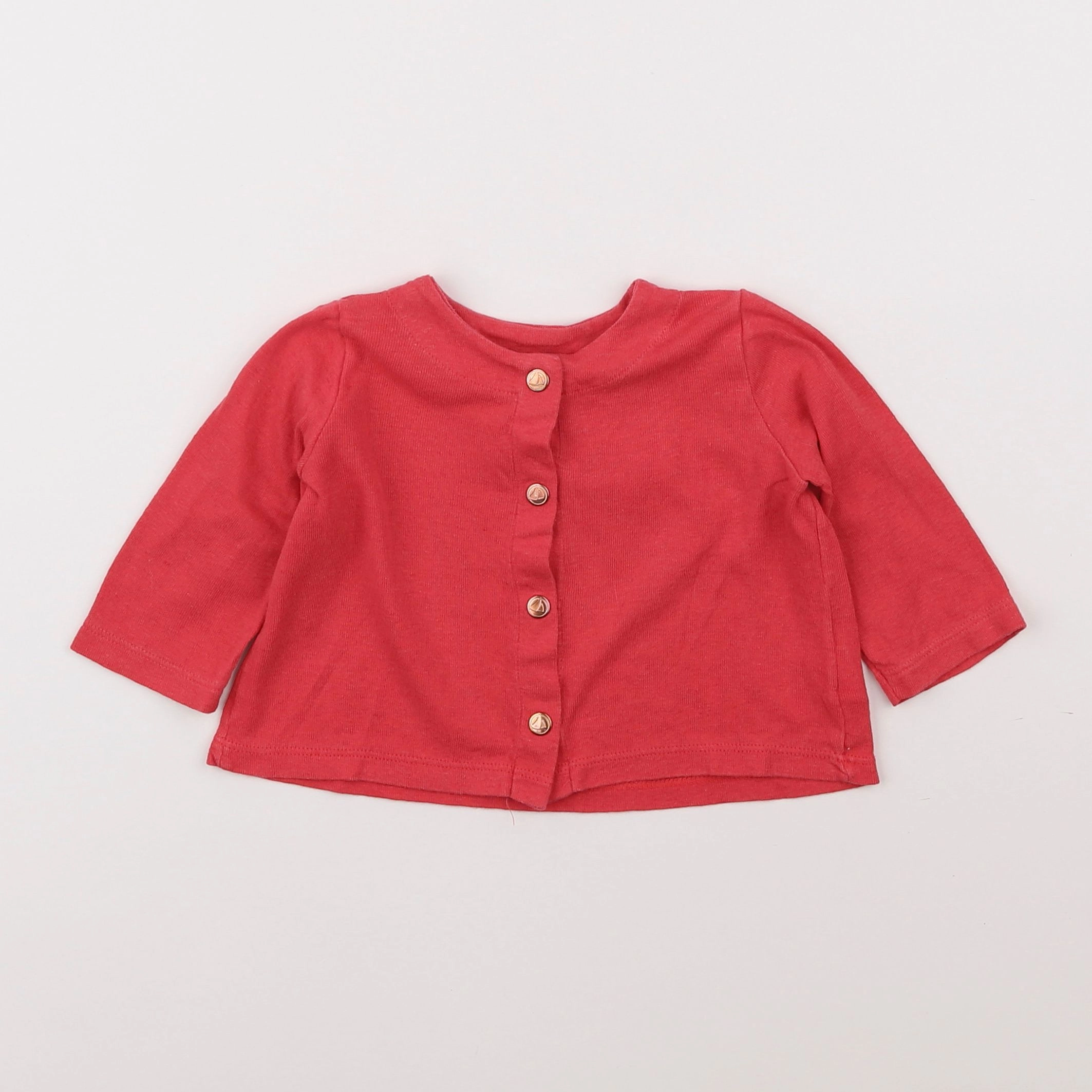 Petit Bateau - tee-shirt rose - 6 mois