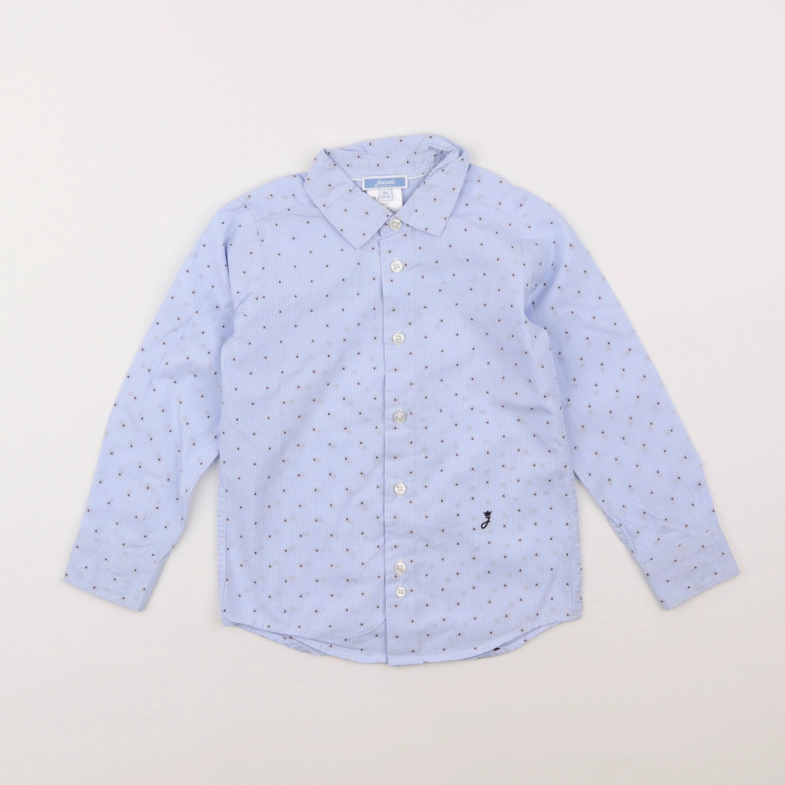 Jacadi - chemise bleu - 4 ans