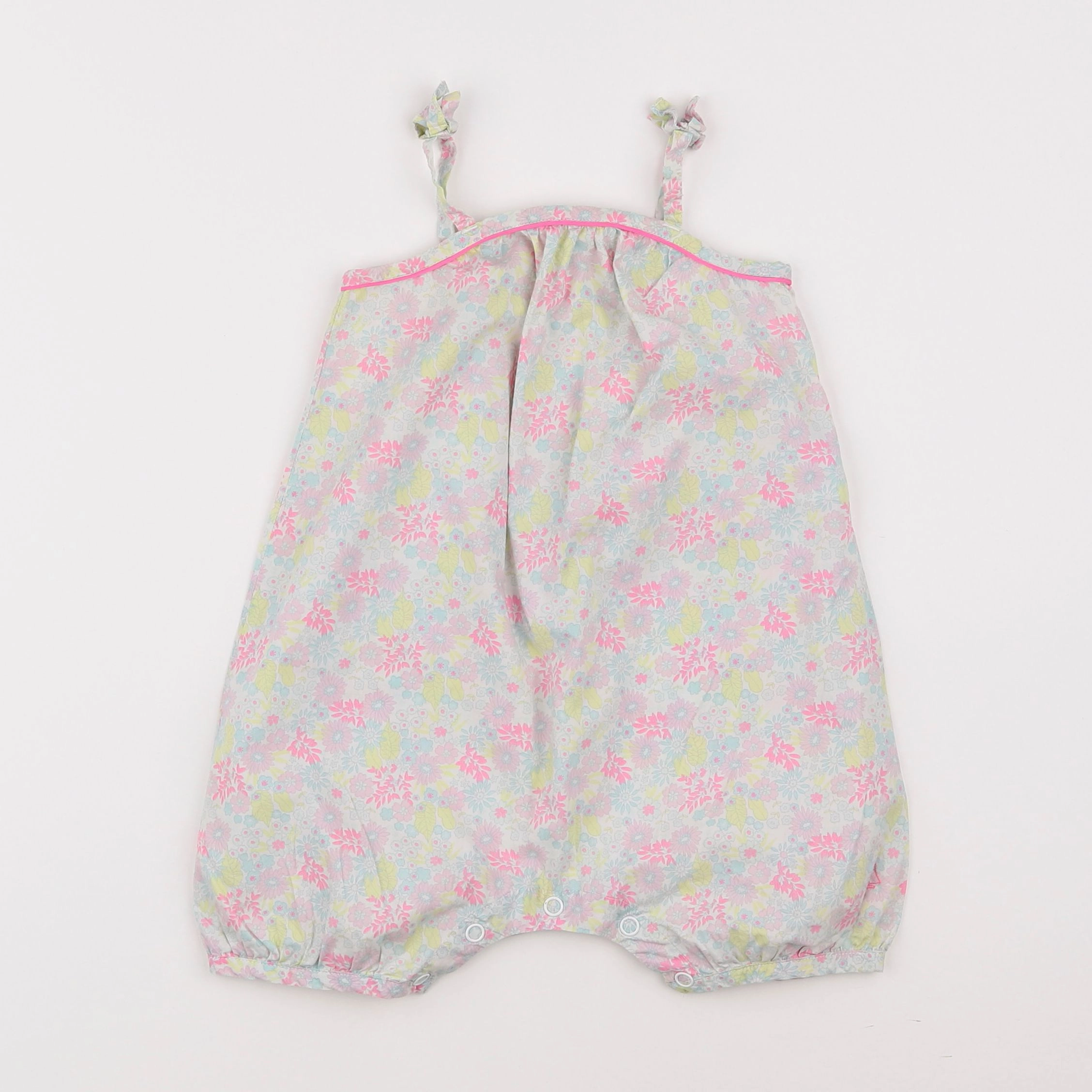 Petit Bateau - combinaison multicolore - 12 mois