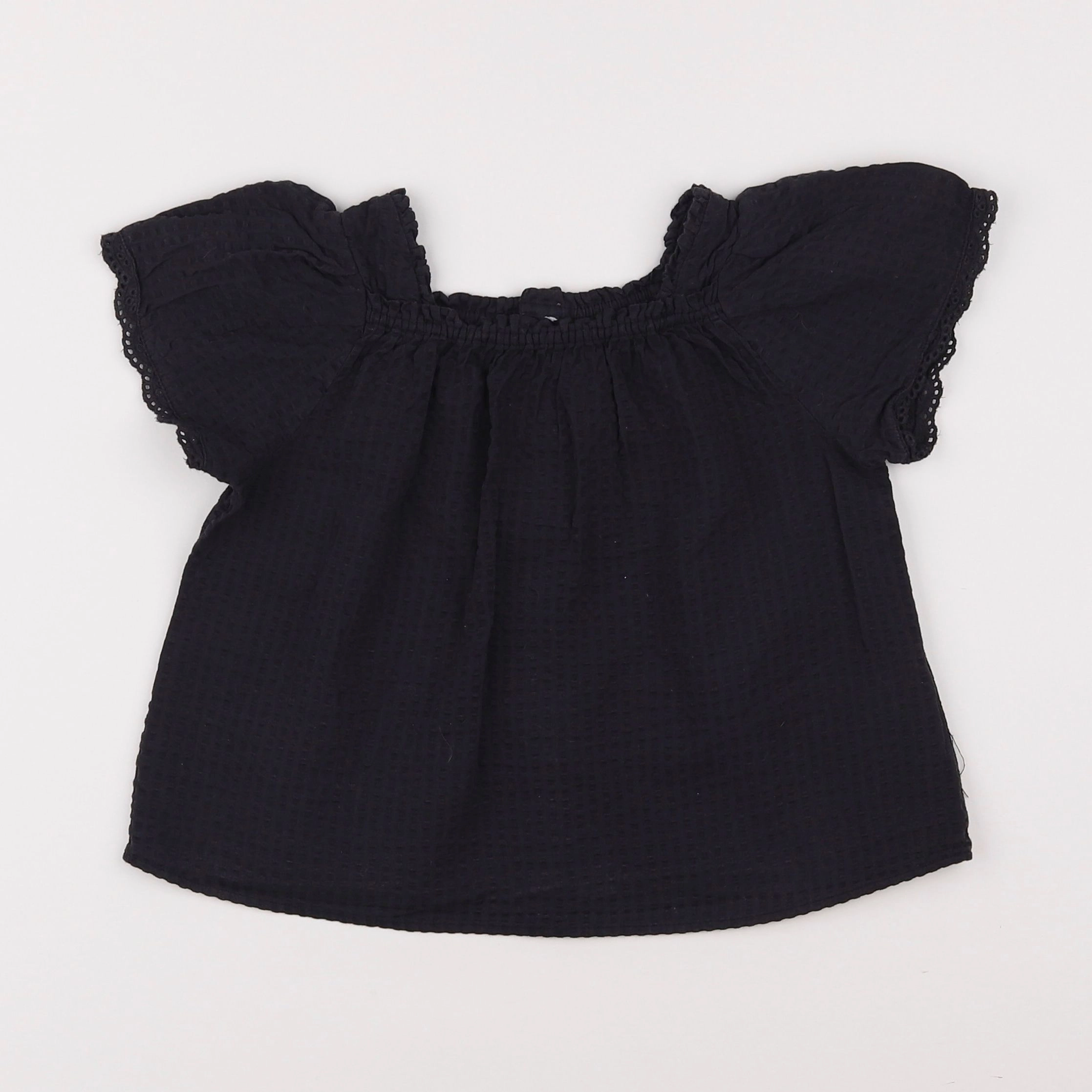 Zara - blouse noir - 2/3 ans