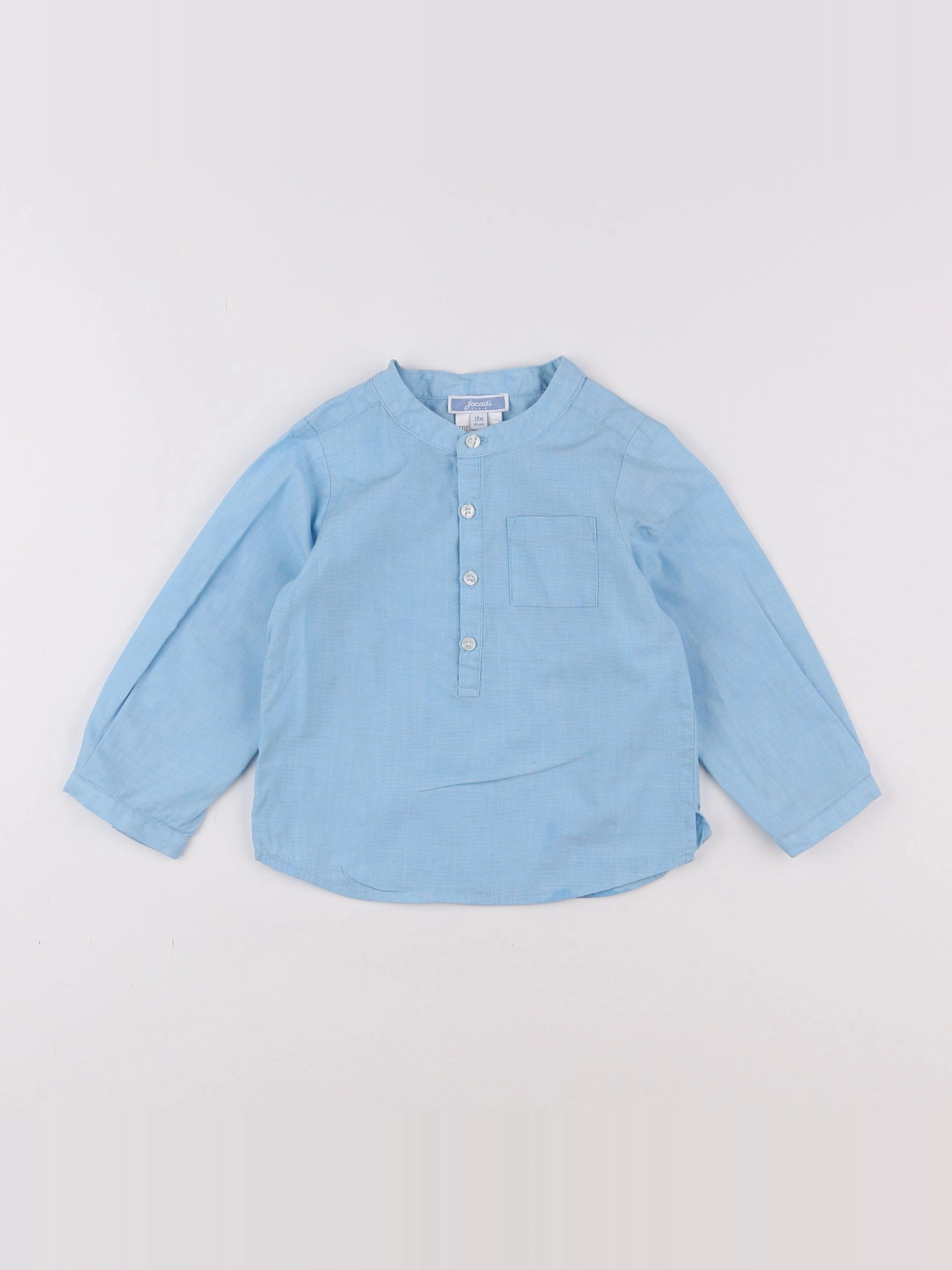 Jacadi - chemise bleu - 18 mois