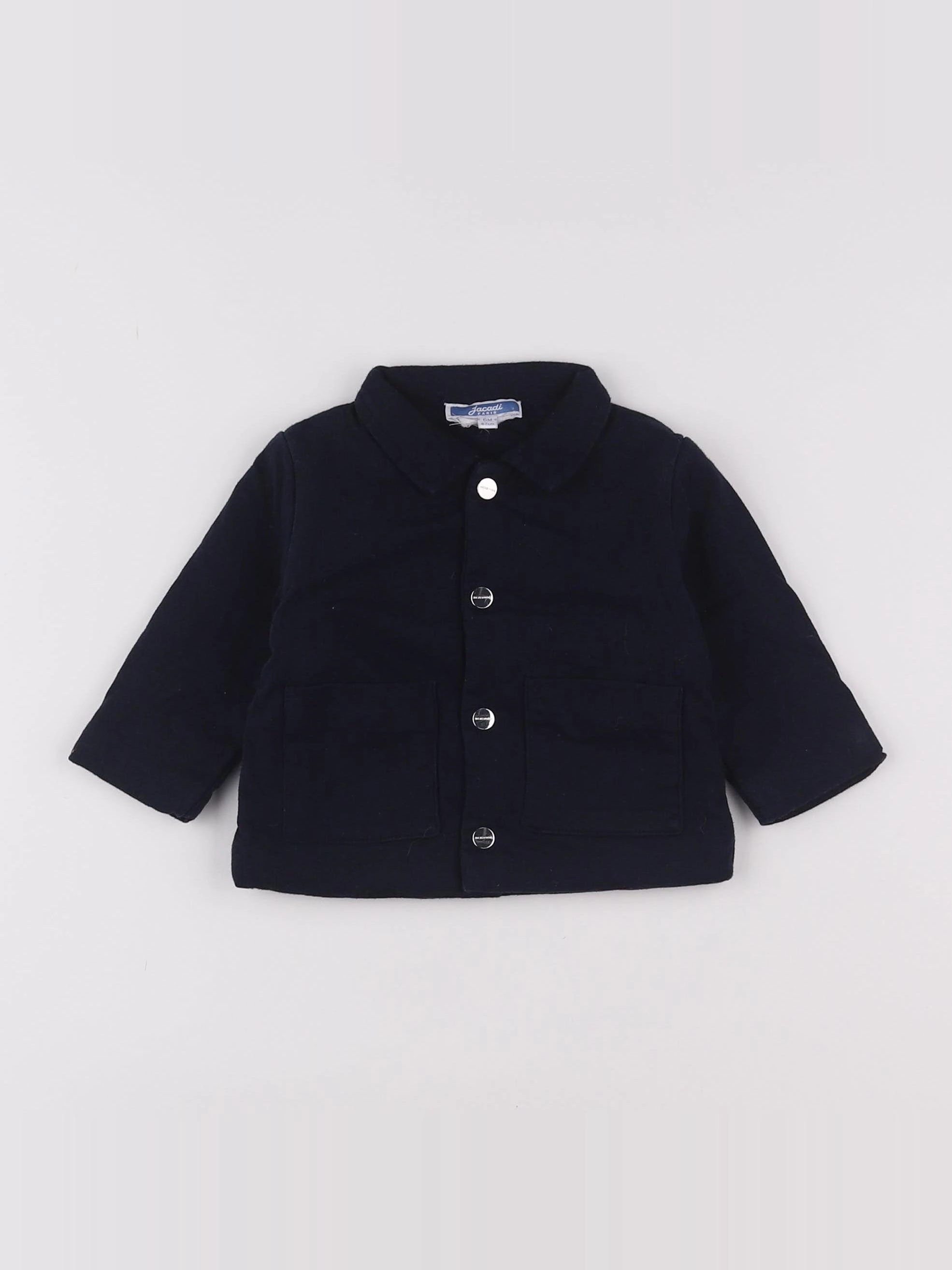 Jacadi - veste bleu - 6 mois