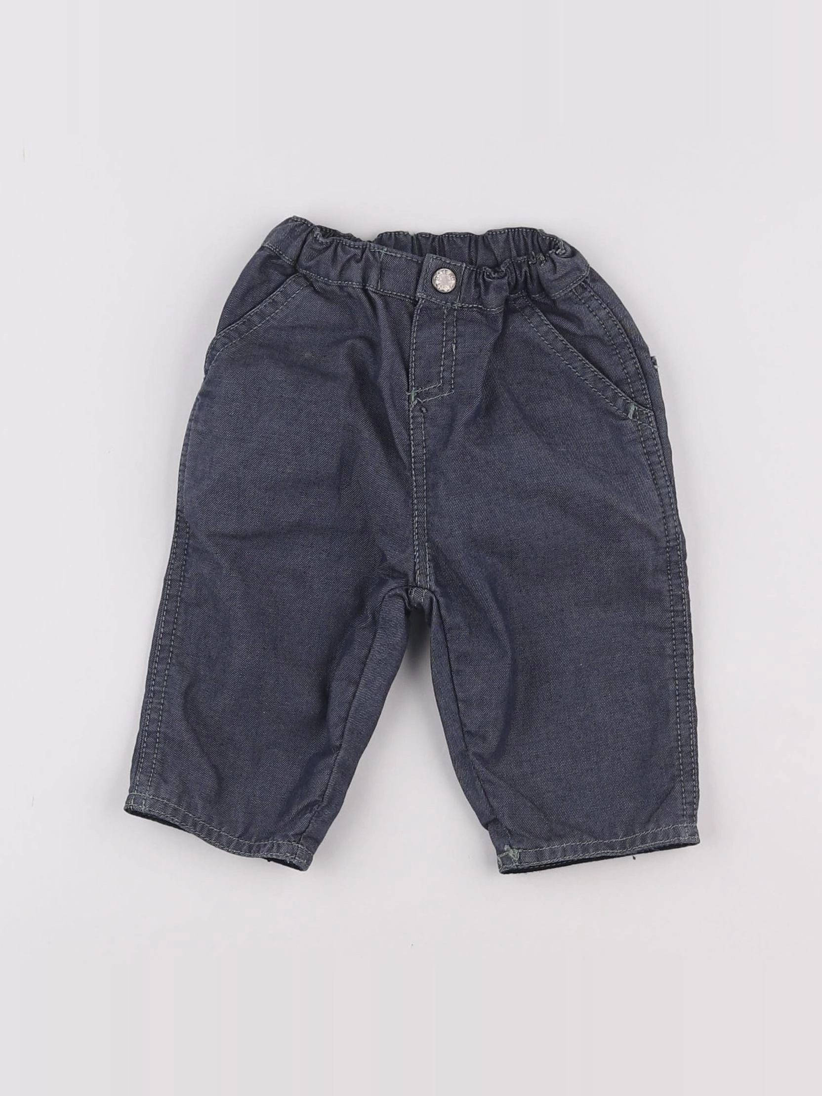Petit Bateau - jean bleu - 3 mois