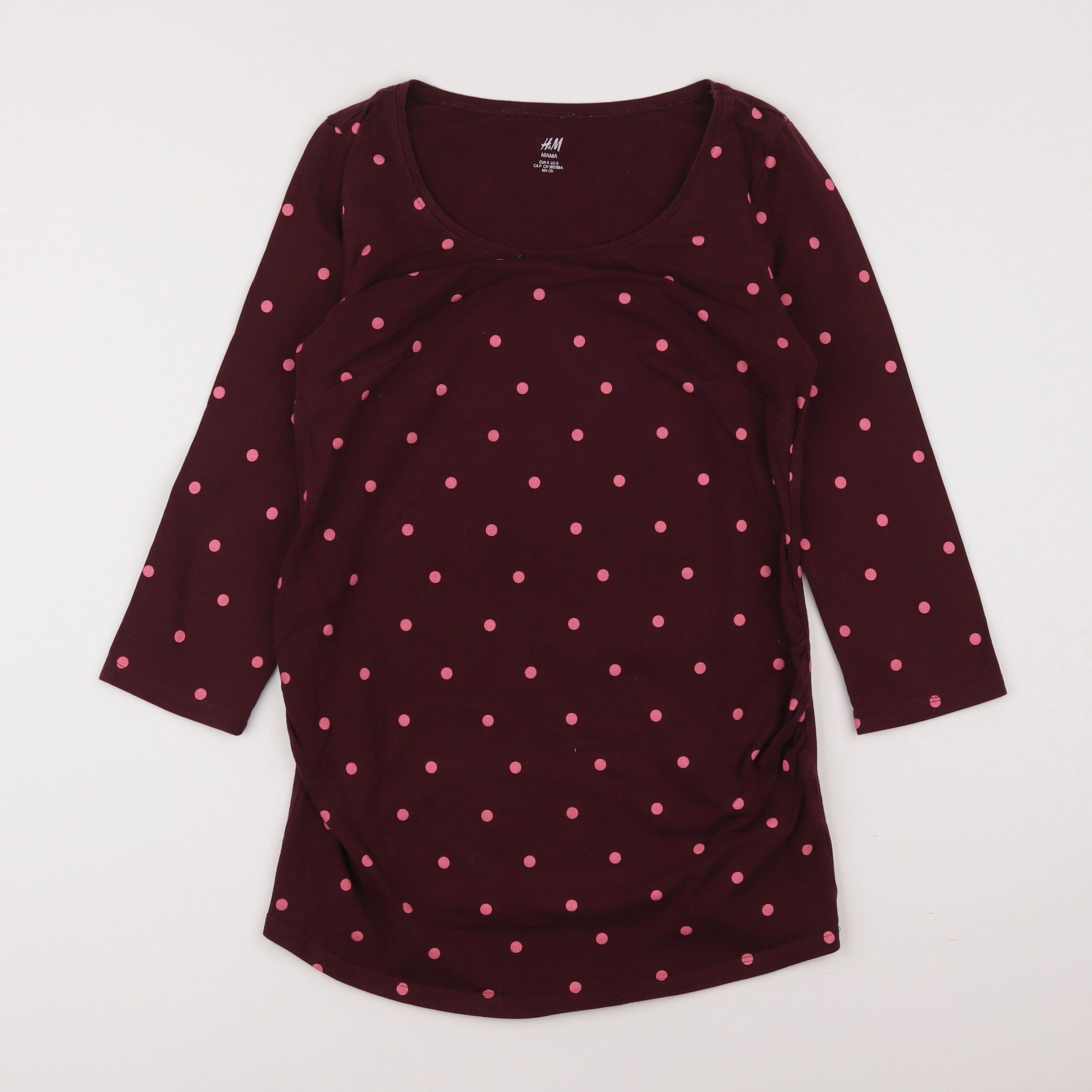 H&M - tee-shirt grossesse rose - S