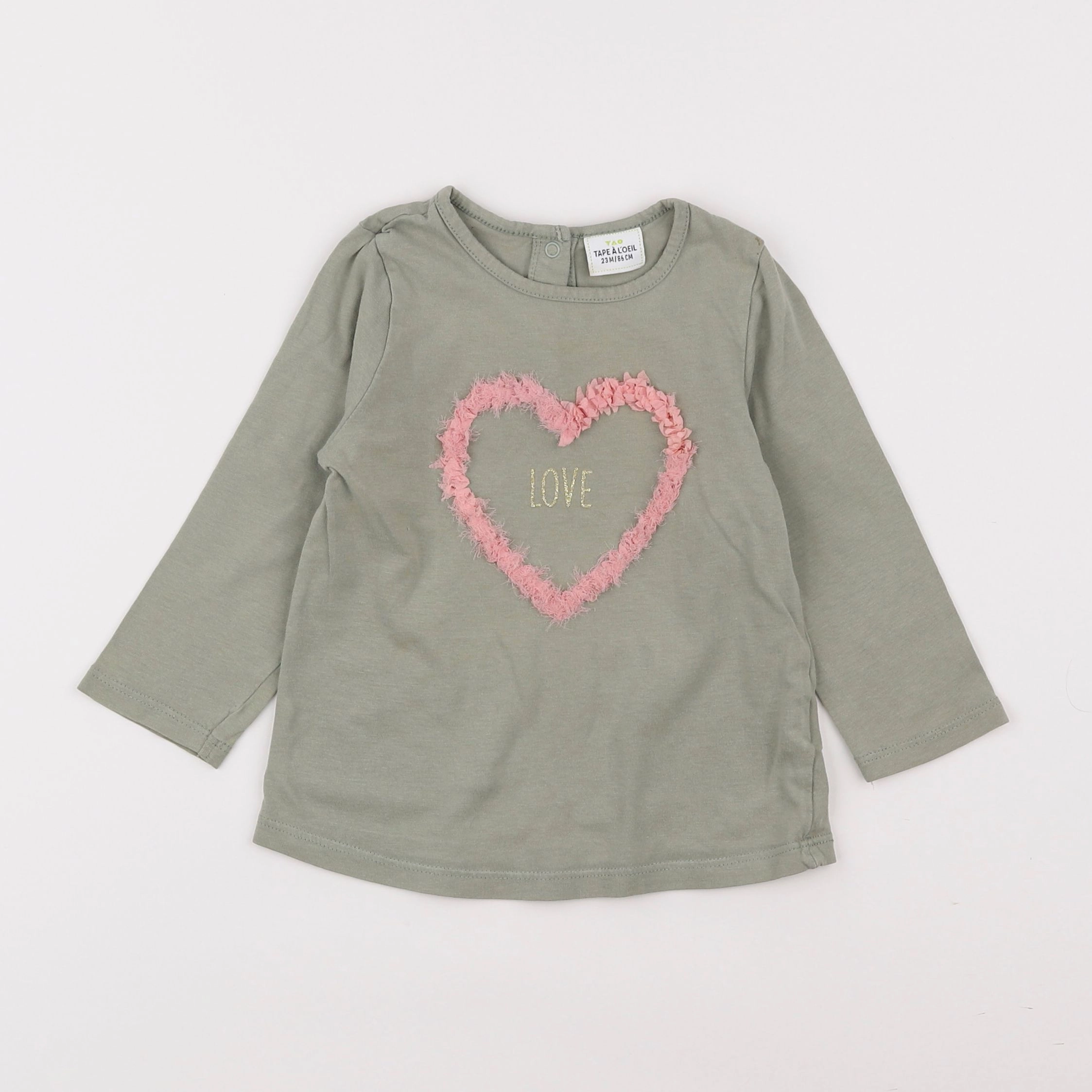Tape à l'oeil - tee-shirt vert - 2 ans