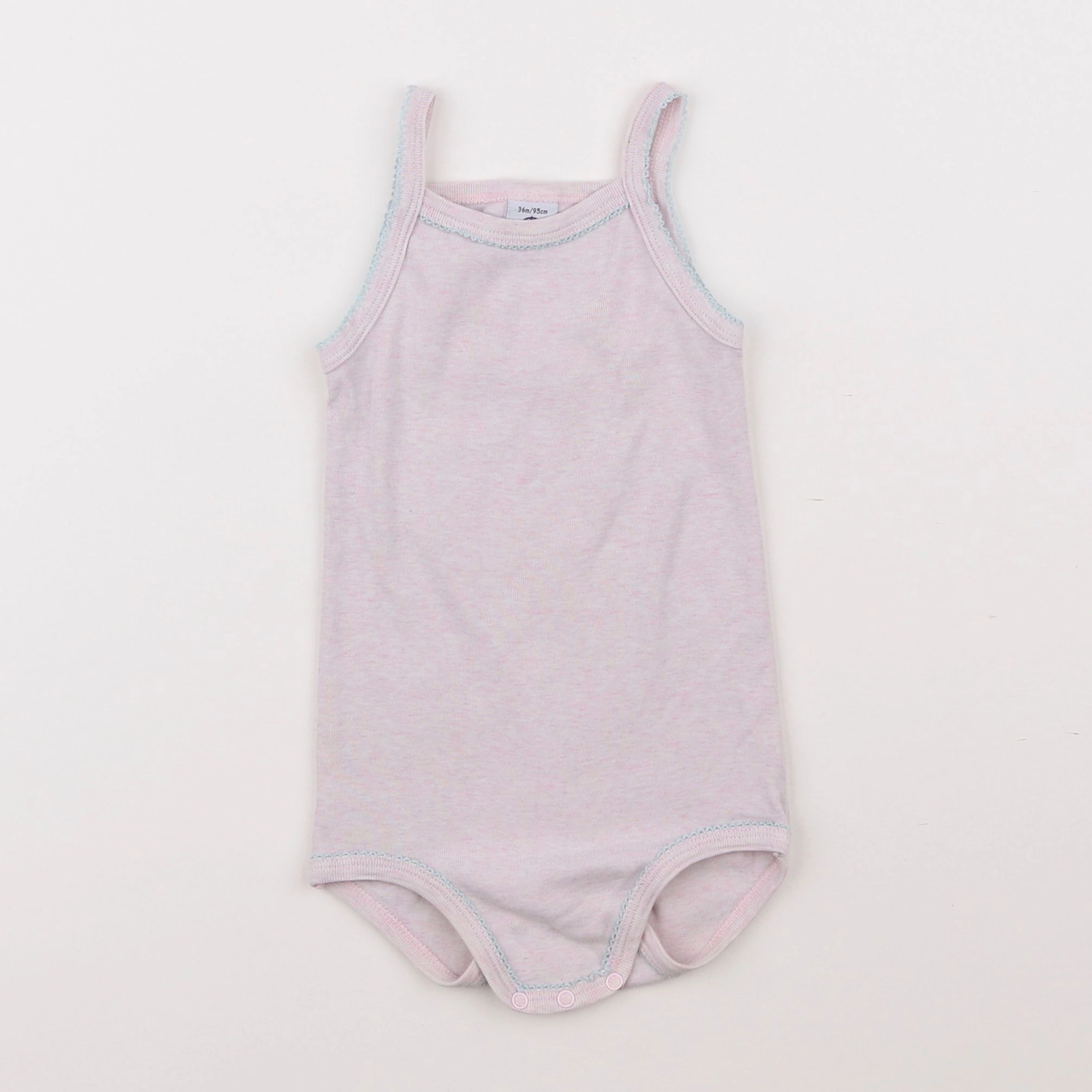 Petit Bateau - body rose - 3 ans