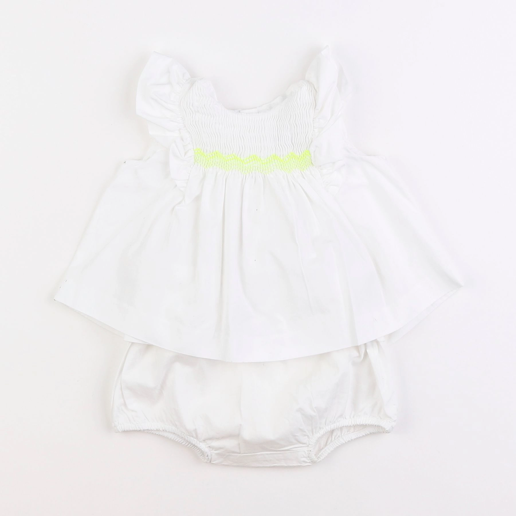 Jacadi - ensemble blanc - 6 mois